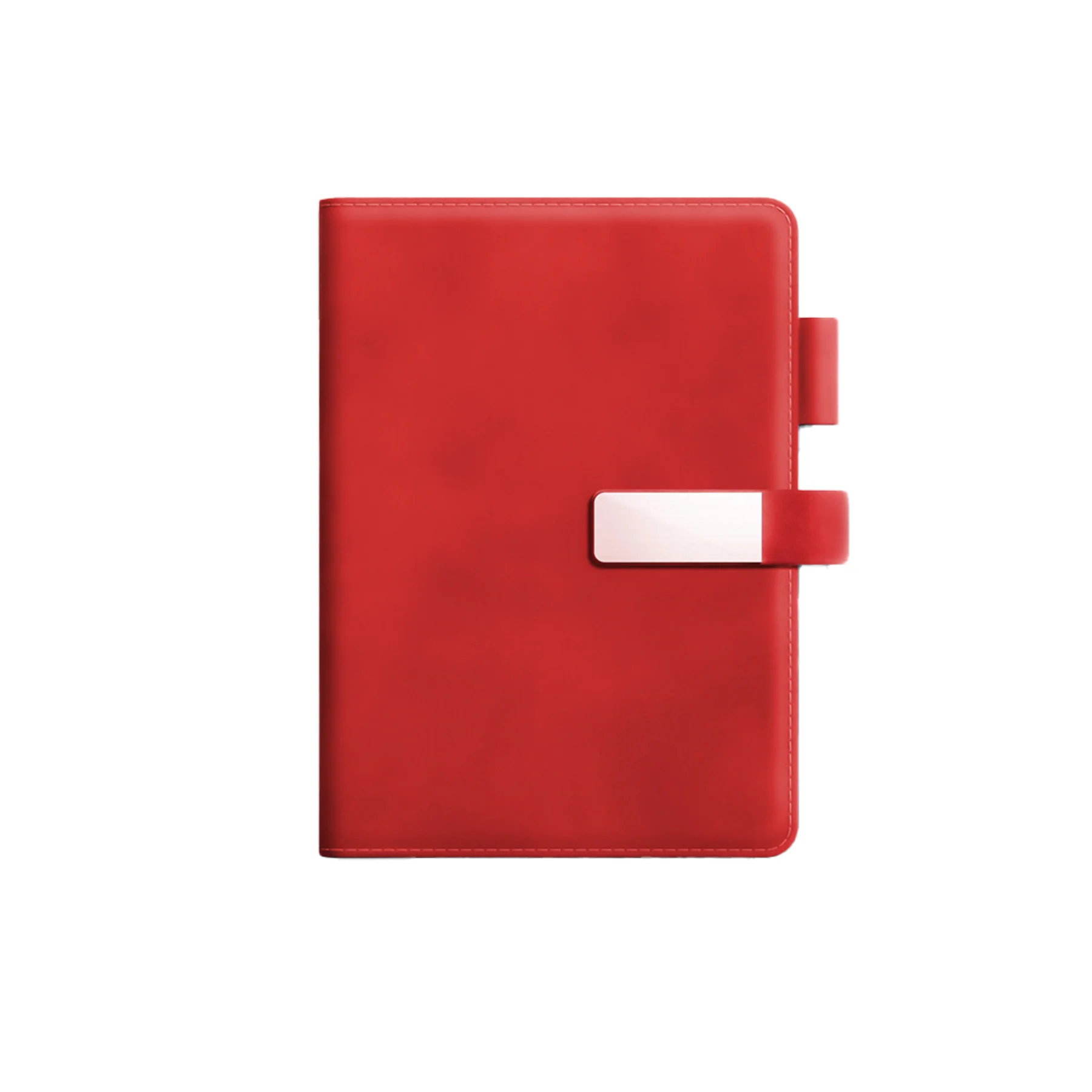 PU Leather Mirror Flip 240-Page Notebook