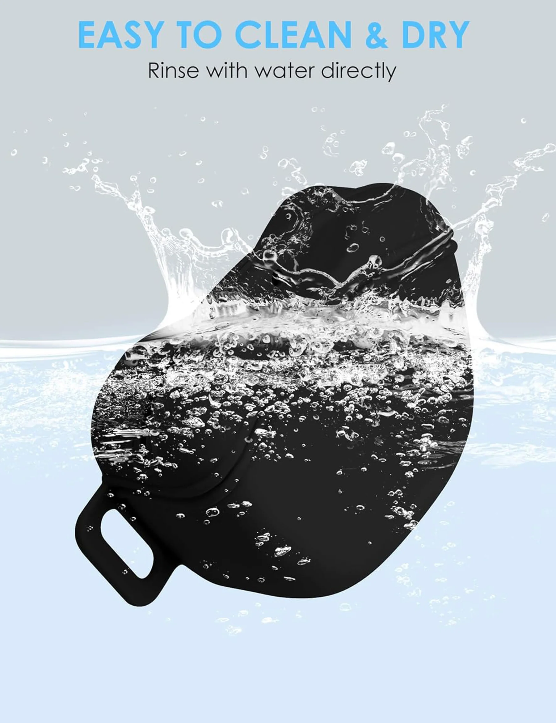 Silicone Dog Treat Pouch Magnetic Closure Waist Belt Pack