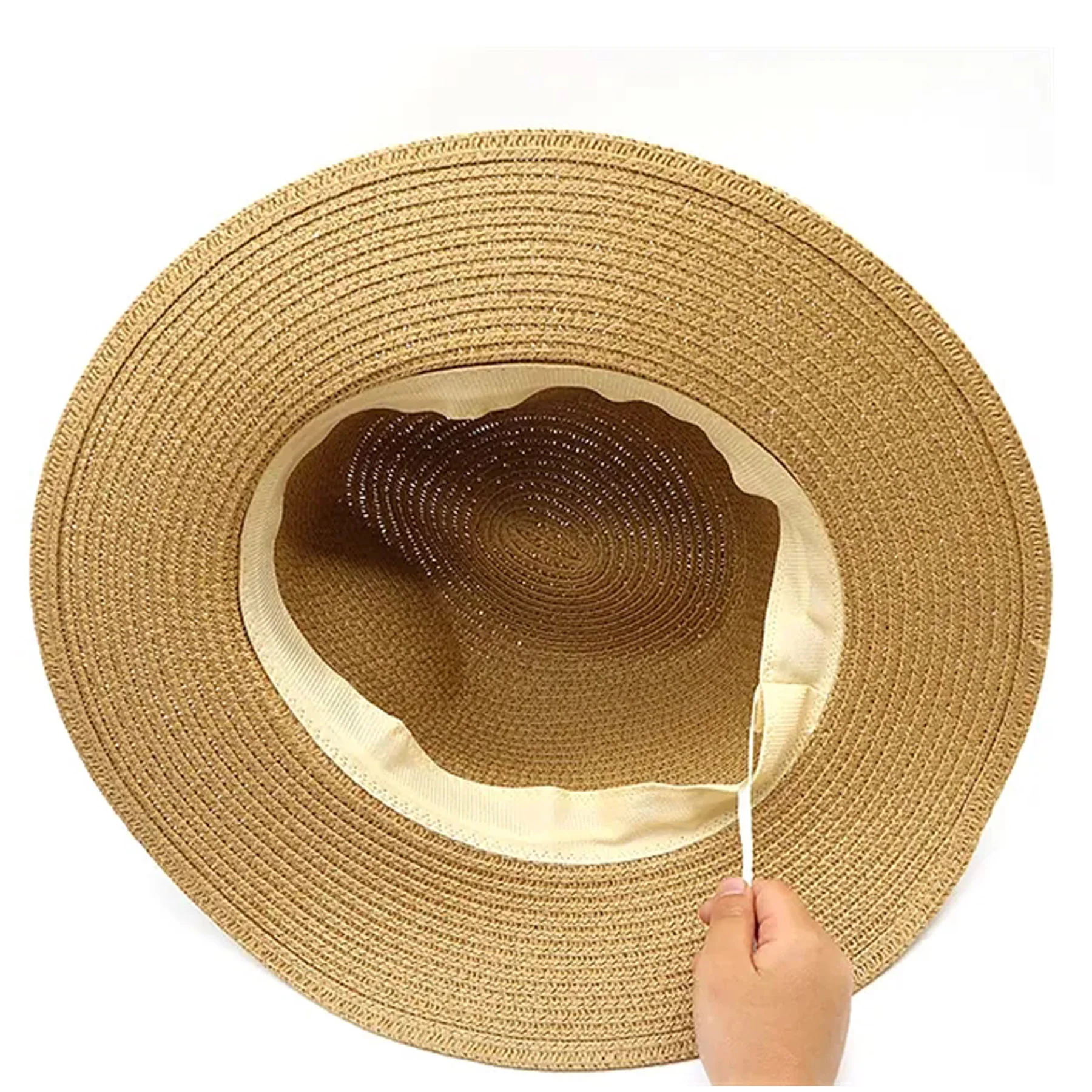 Wide Brim Straw Panama Hat