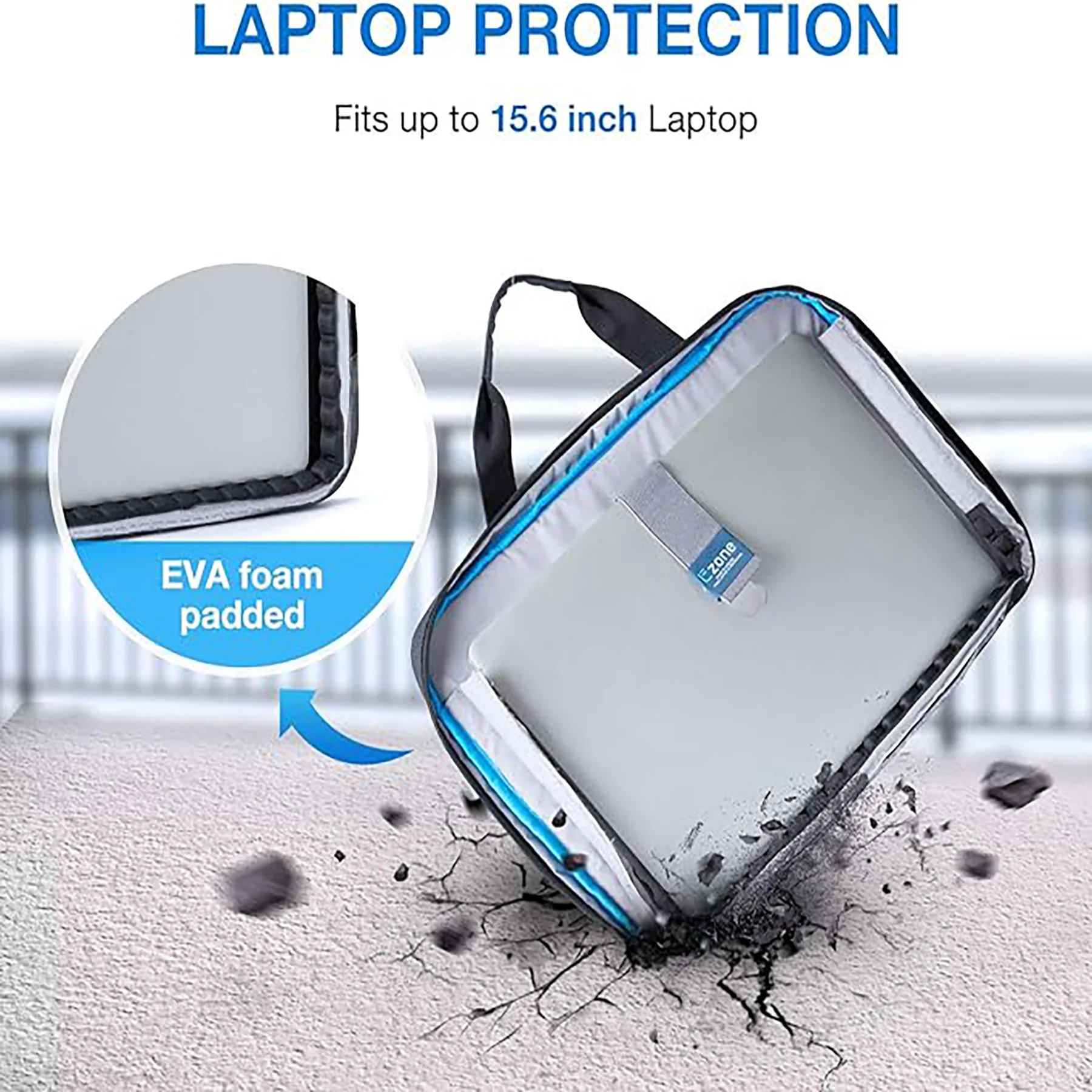 15.6-inch Waterproof Laptop Crossbody Bag