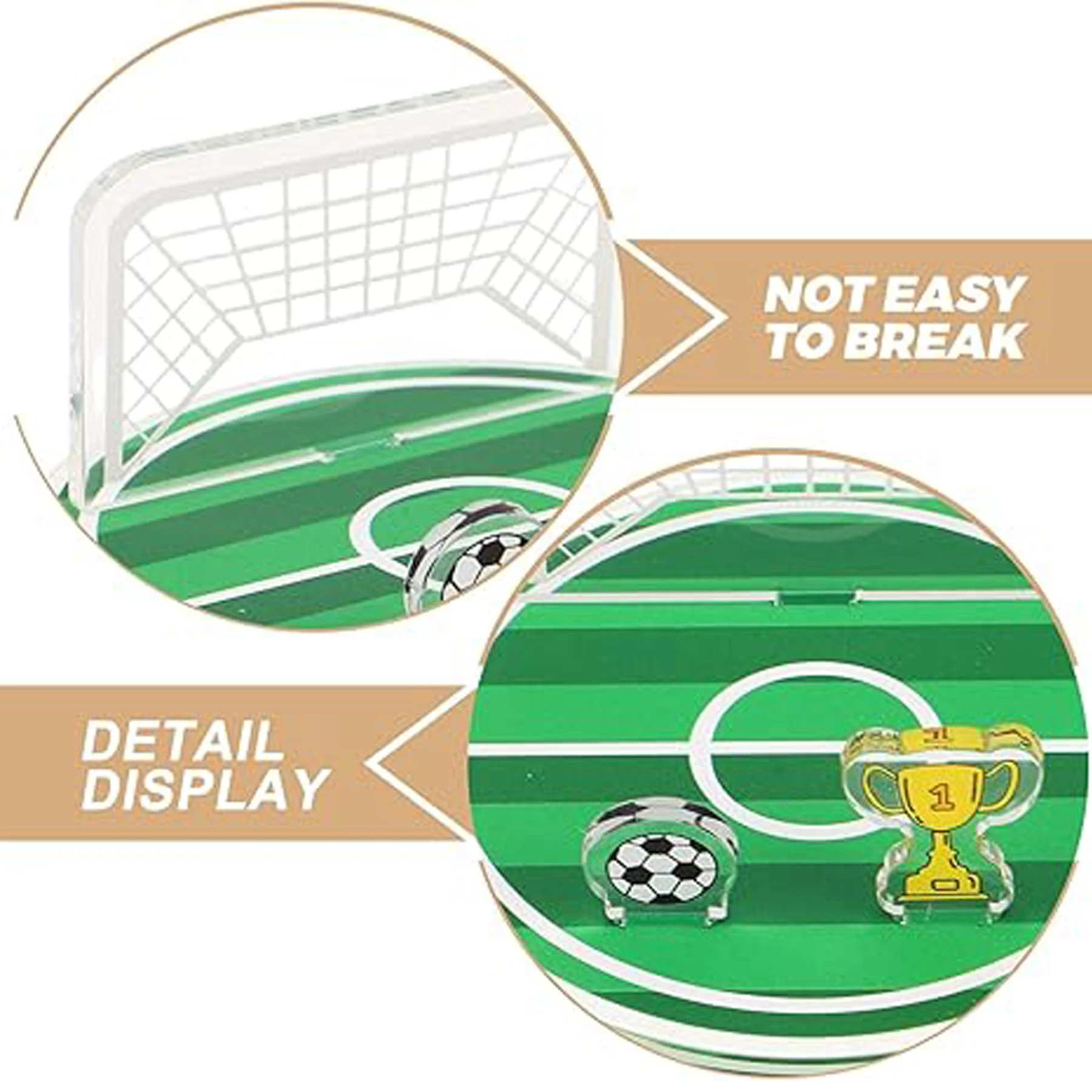 Football Pitch Acrylic Desktop Phone Stand