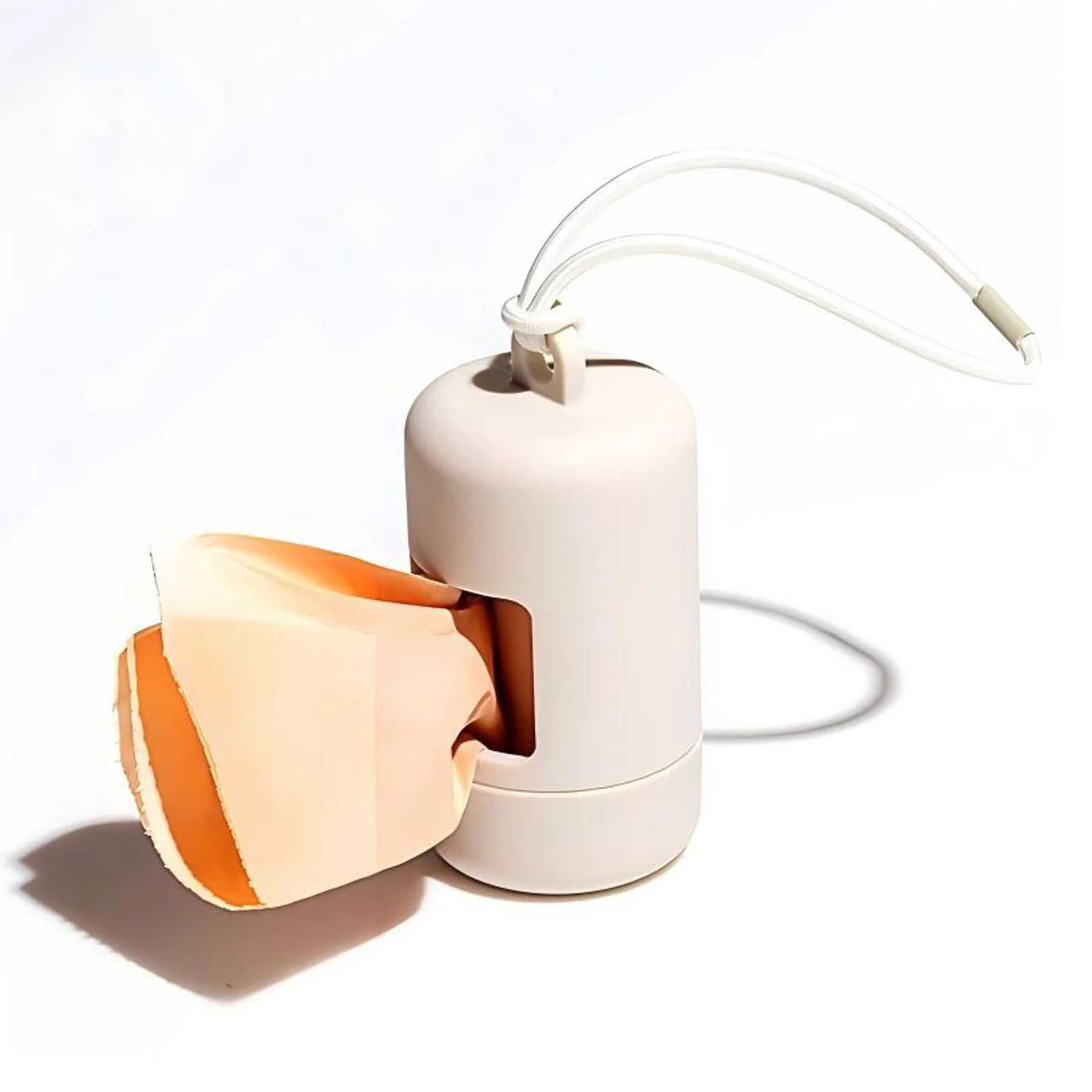 Dog Poop Bag Dispenser Leash Clip Leakproof Twist Top Roll