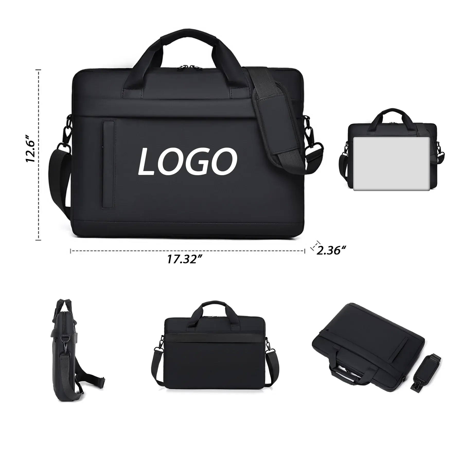 PU Computer Messenger Bag