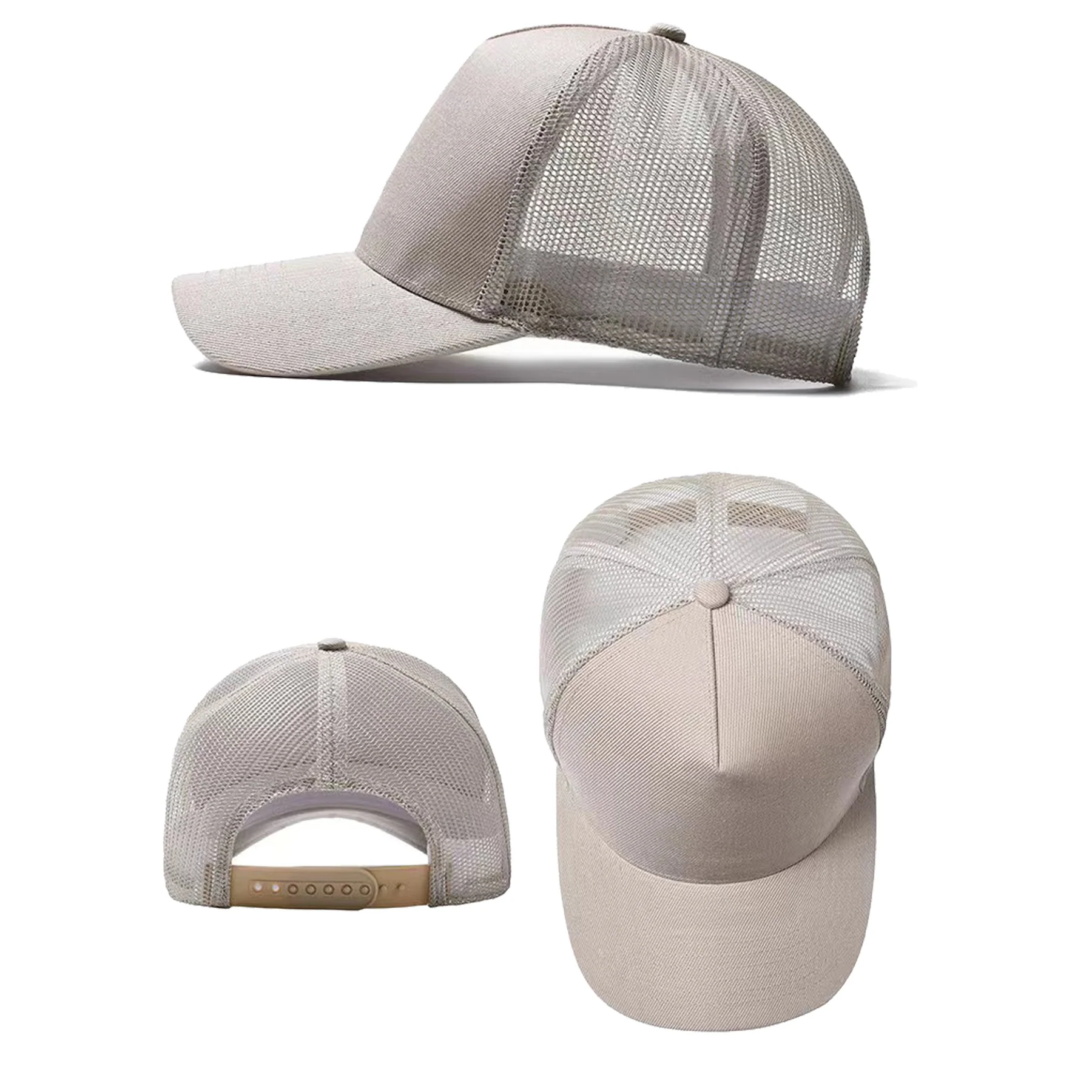 Cotton Mesh-Back Cap