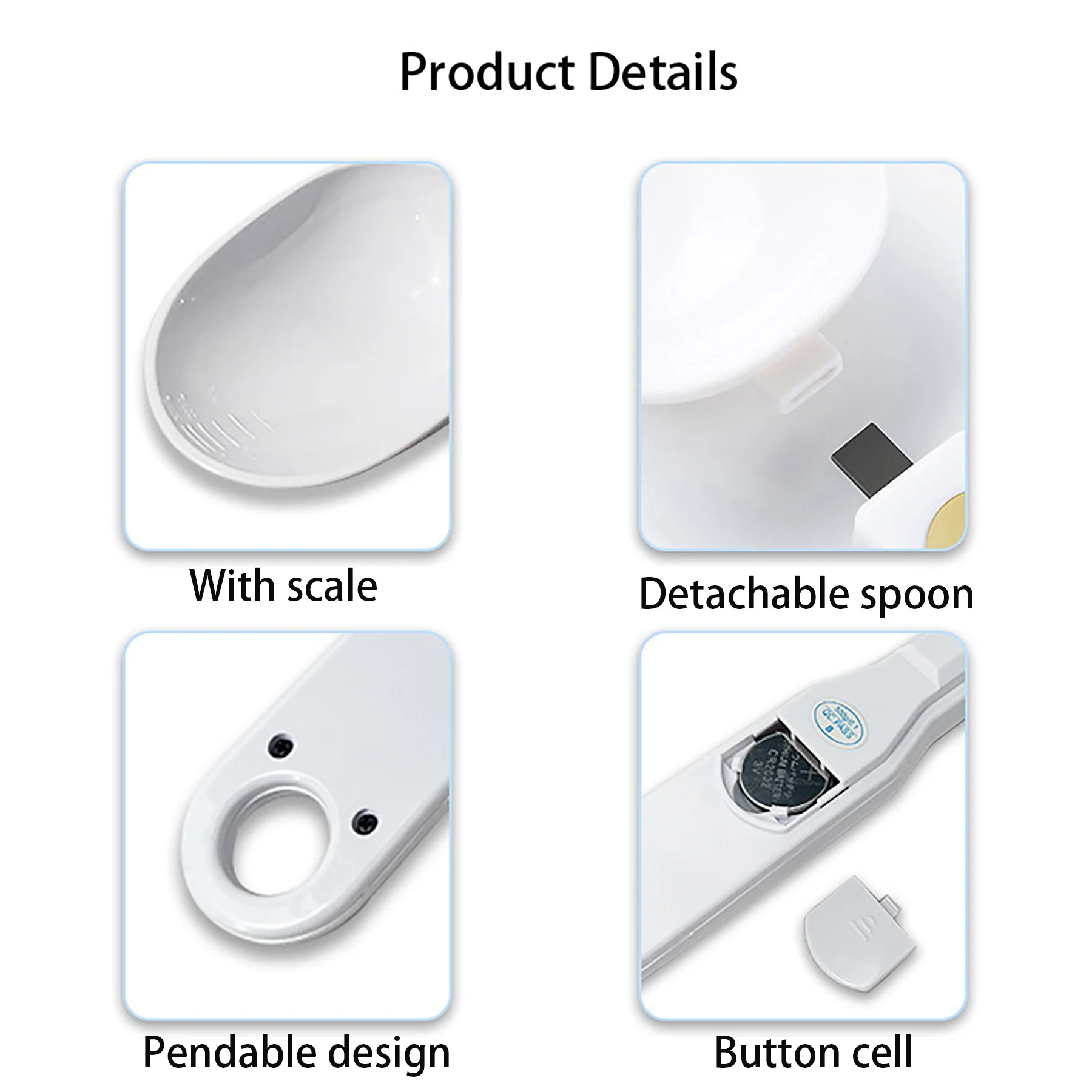 Kitchen Digital Measuring Spoons With Scale