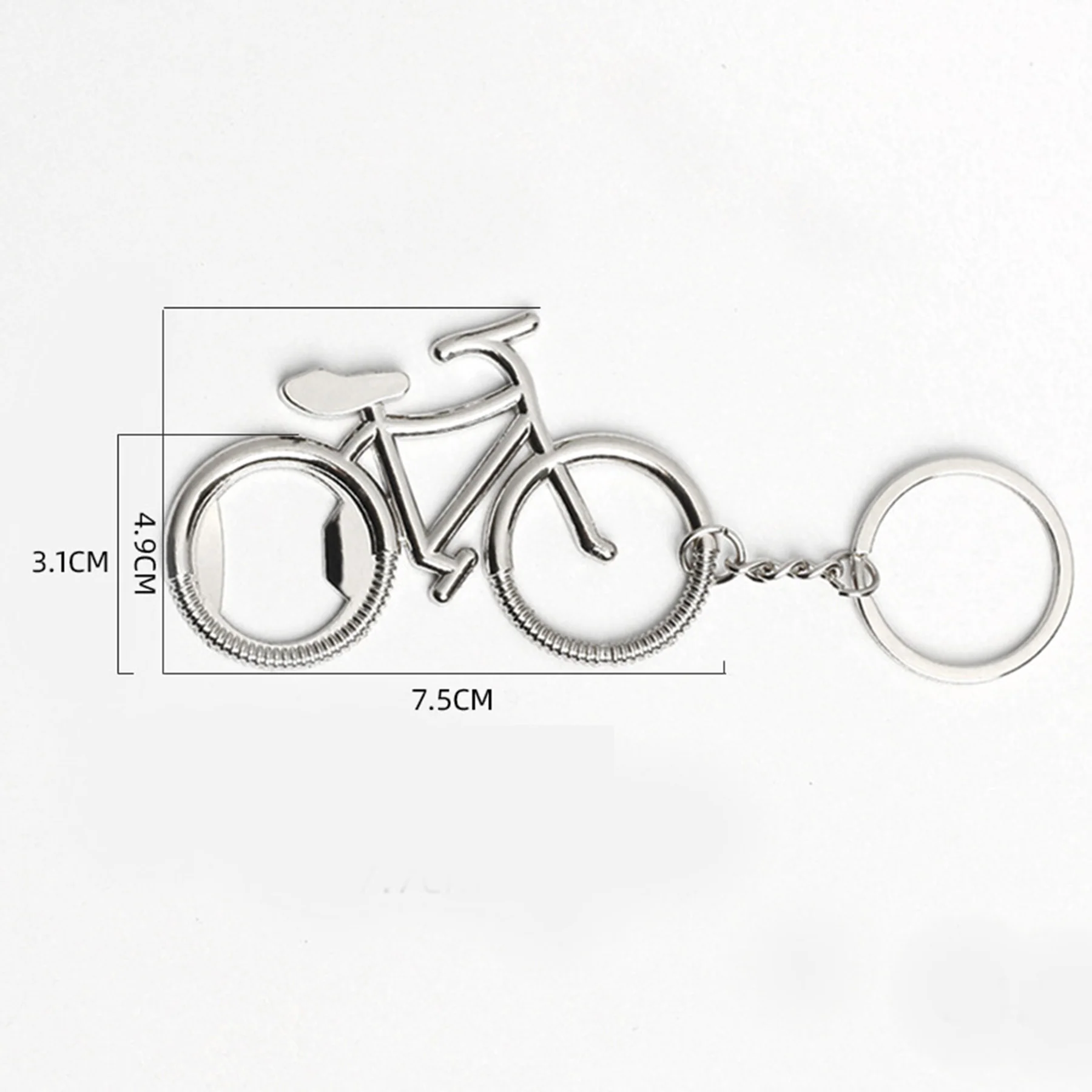 Bike Bottle Opener Keychain For Bicycle Lovers