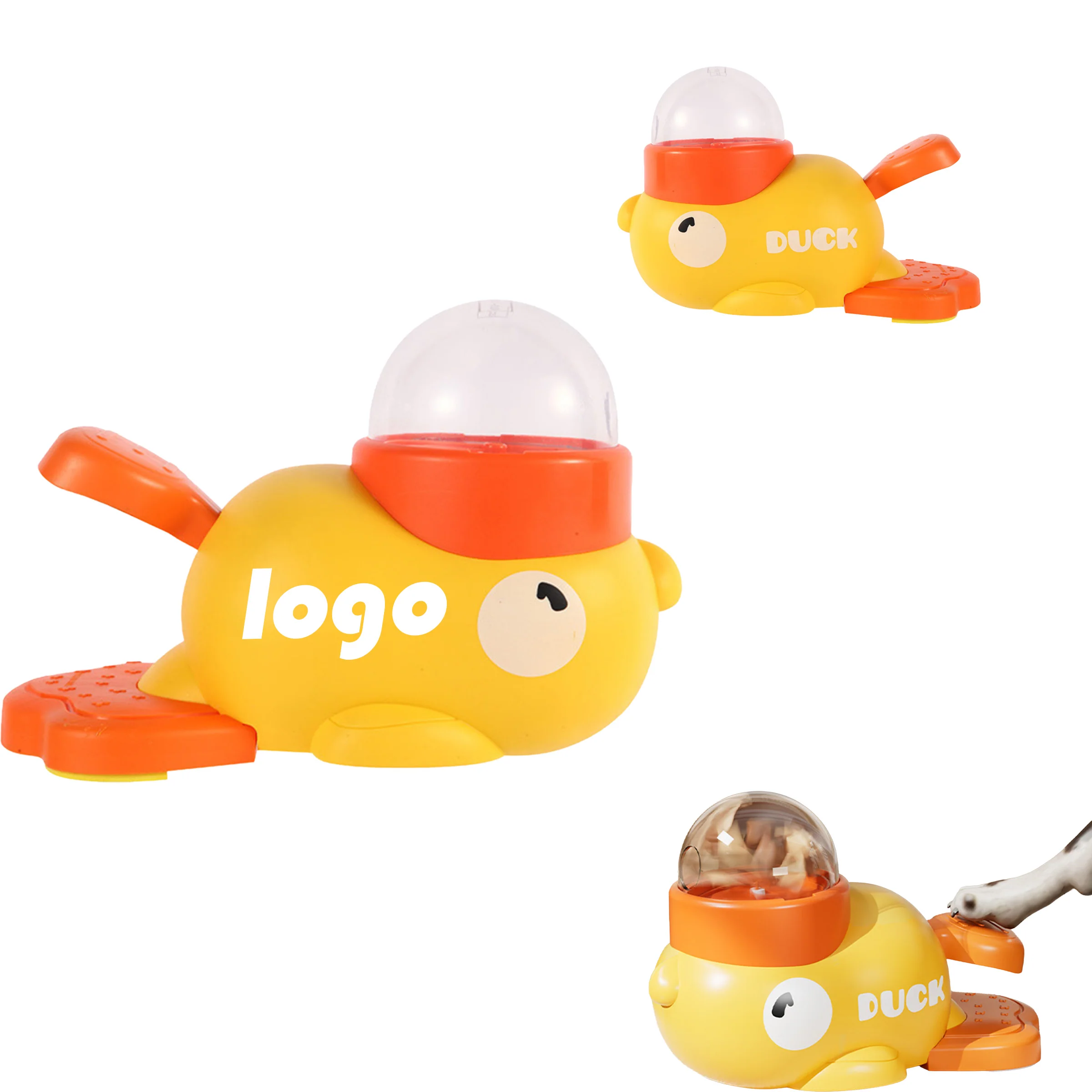 Duck Pet Food Dispenser