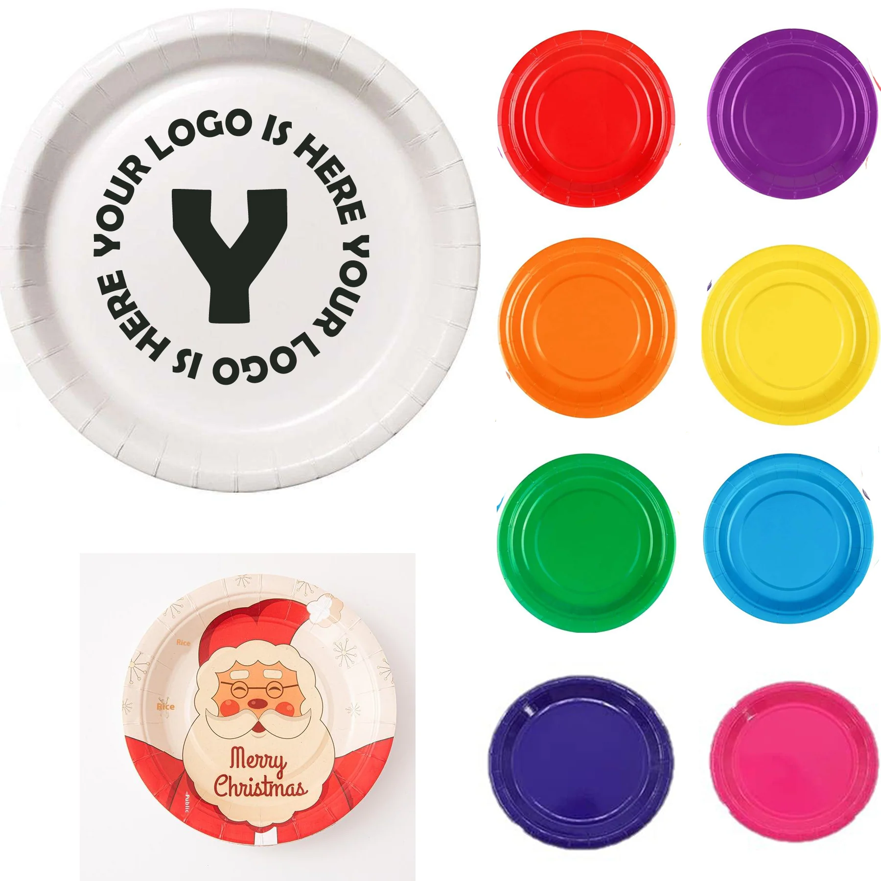 9" Paper Dinner Plates