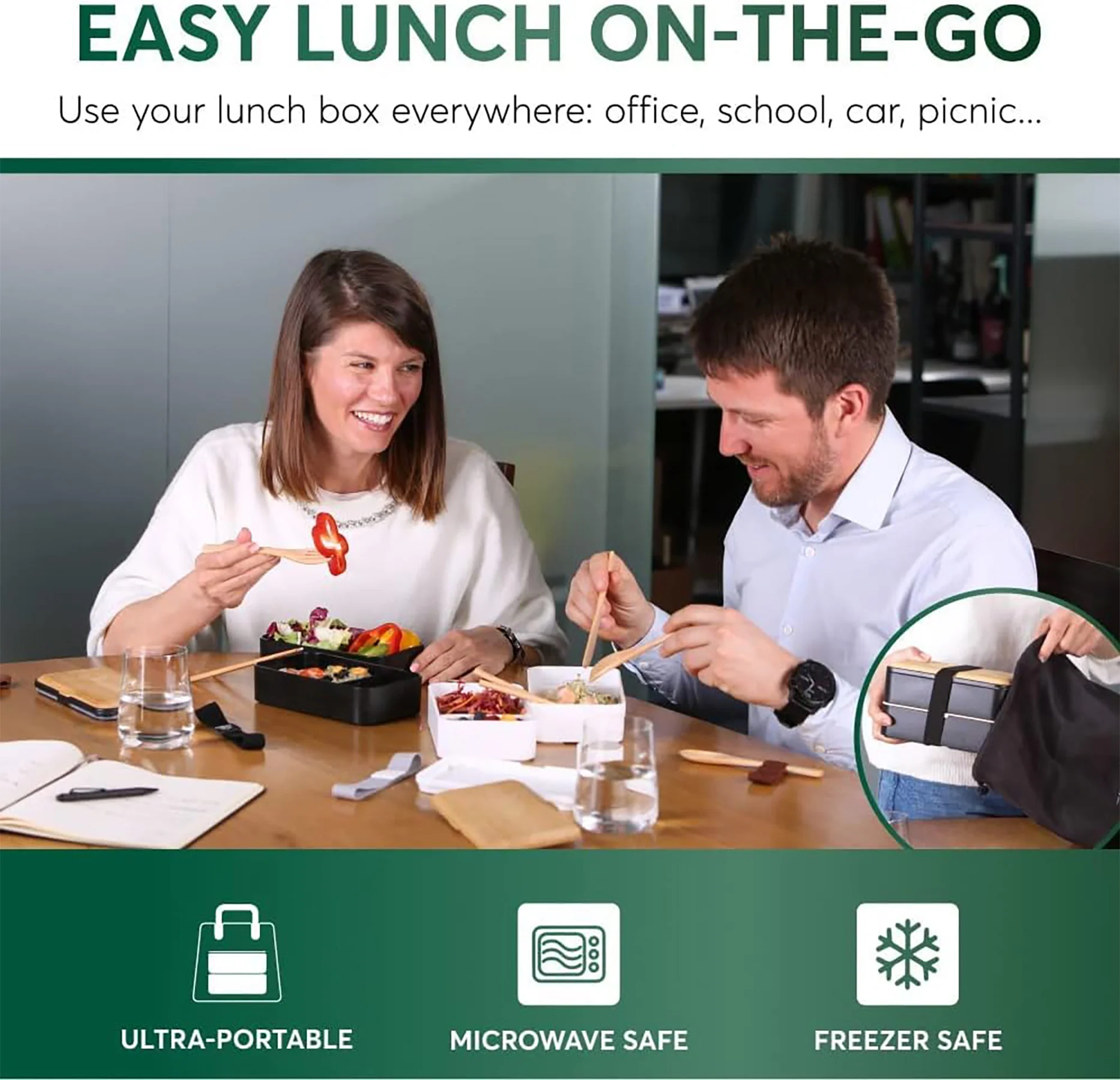 Eco-Friendly Bamboo Lunch Box