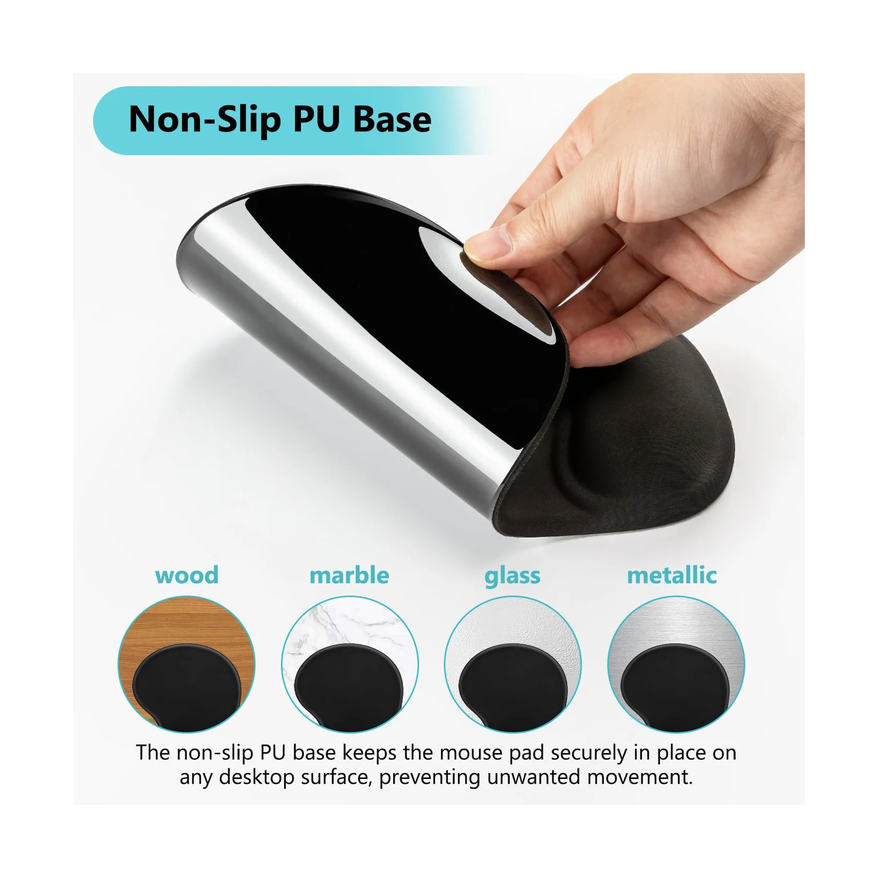 Silicone Wrist Guard Mouse Pad