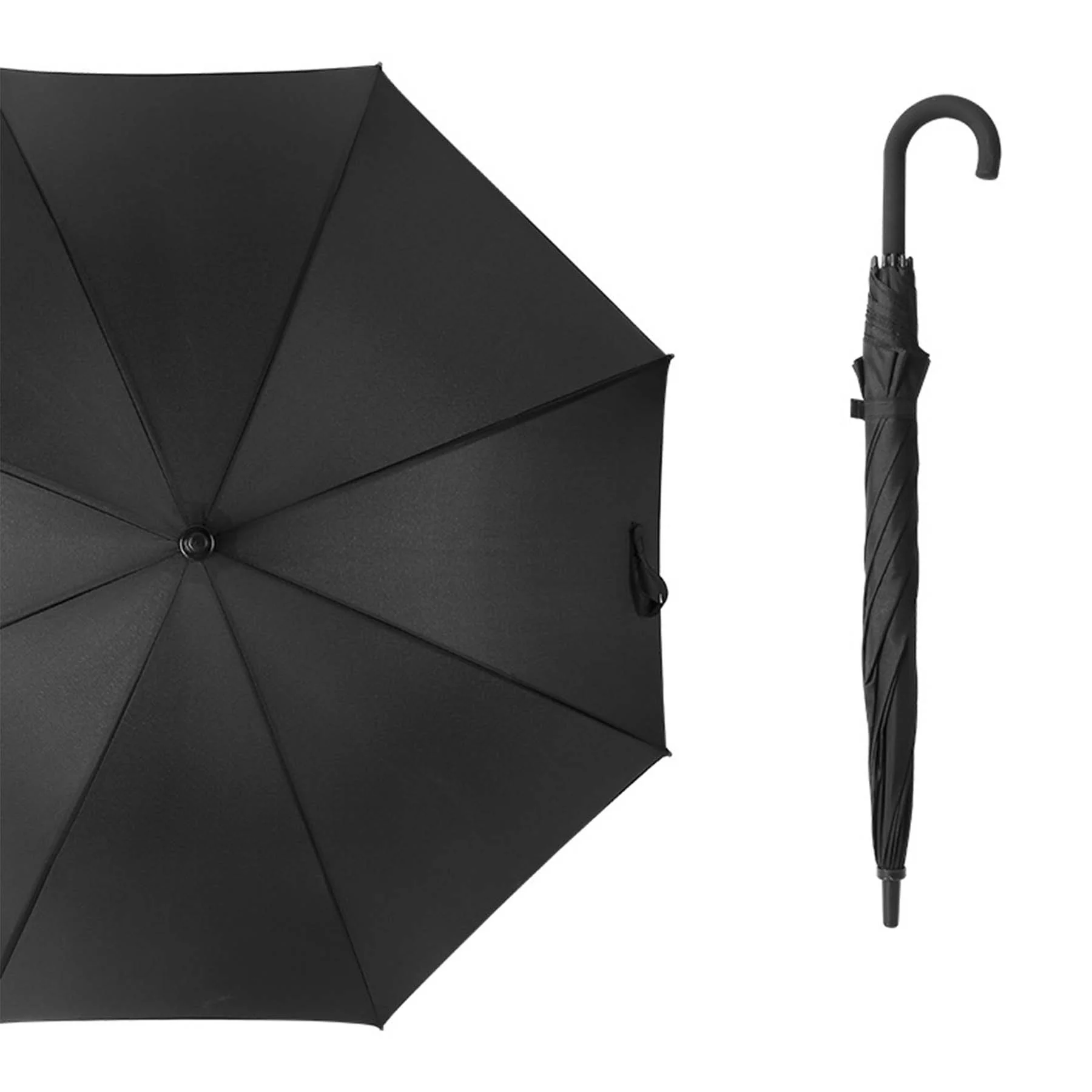 Double-Reinforced Straight-Handle Umbrella