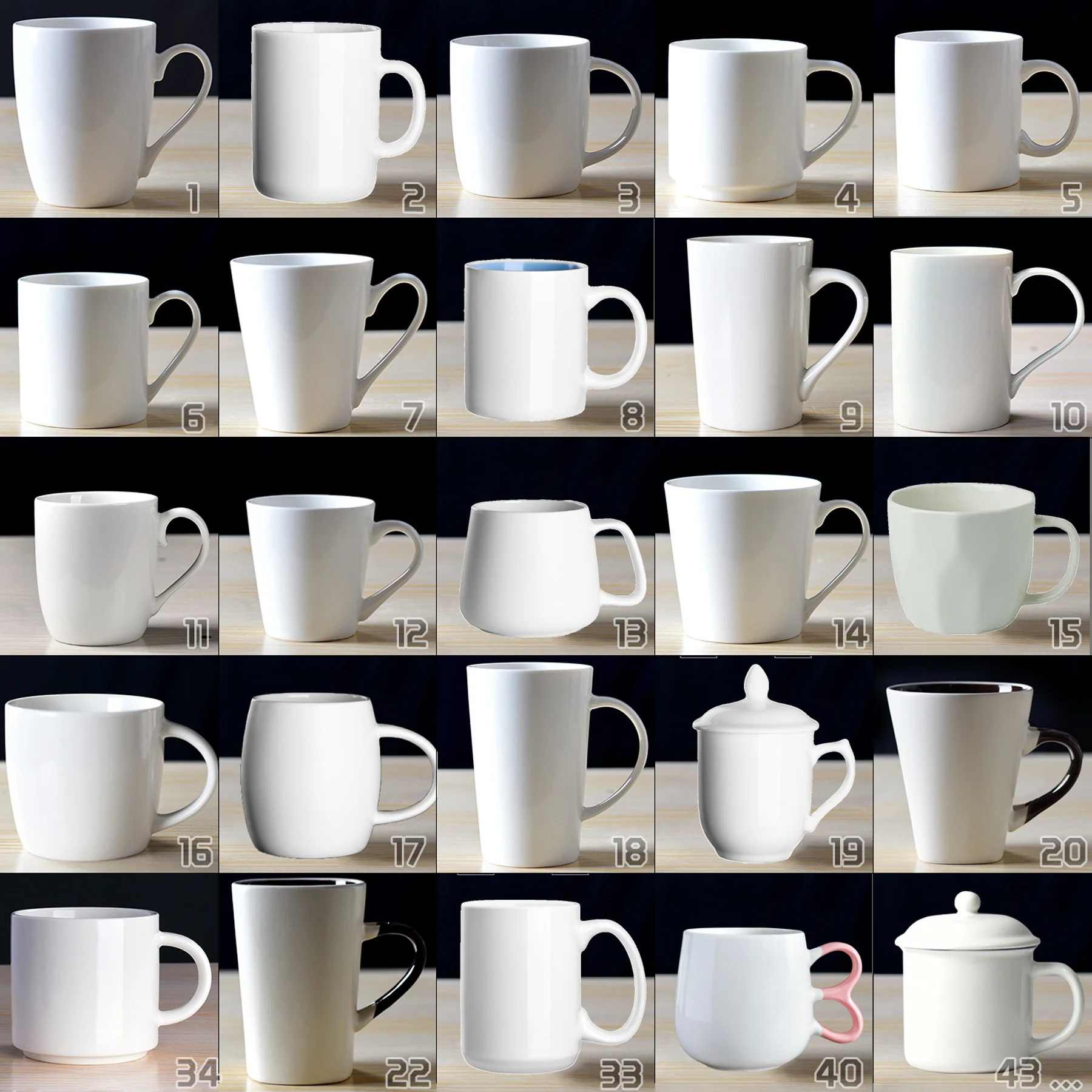 11 Oz. White Economy Ceramic Mug