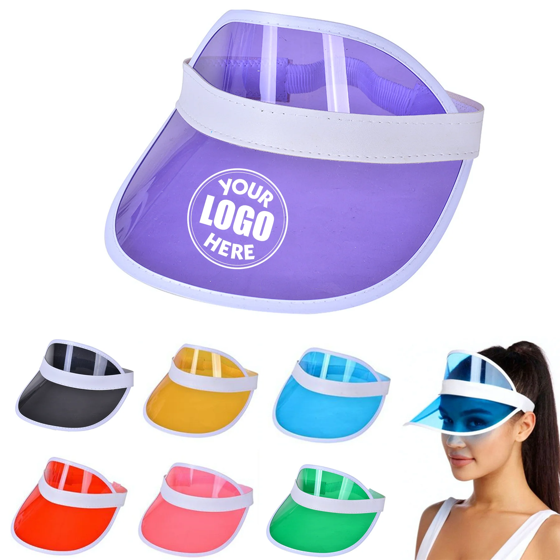 Pvc Outdoor Visor Hat