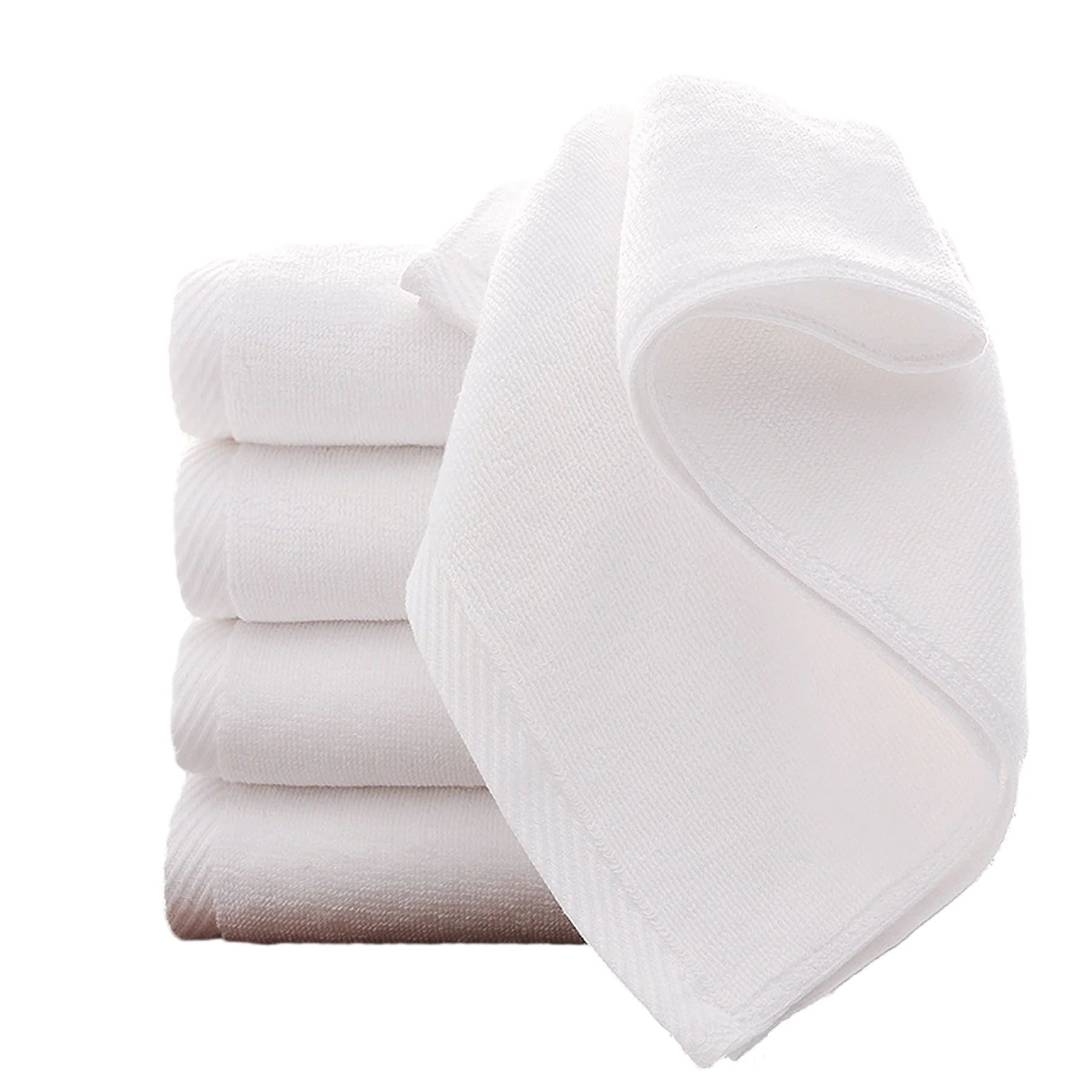30 x 14 Inch Household Hotel Durable White Large Face Towel