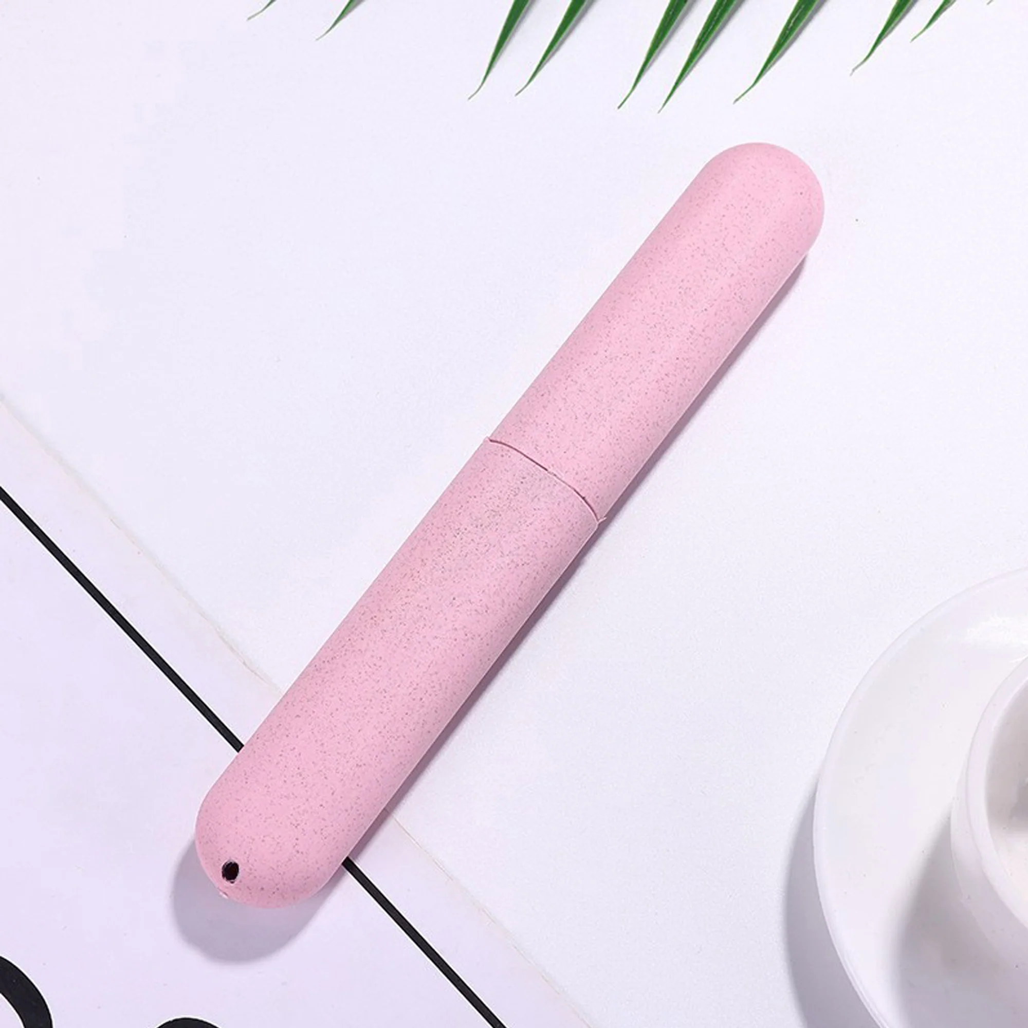 Wheat Straw And PP Travel Toothbrush Set