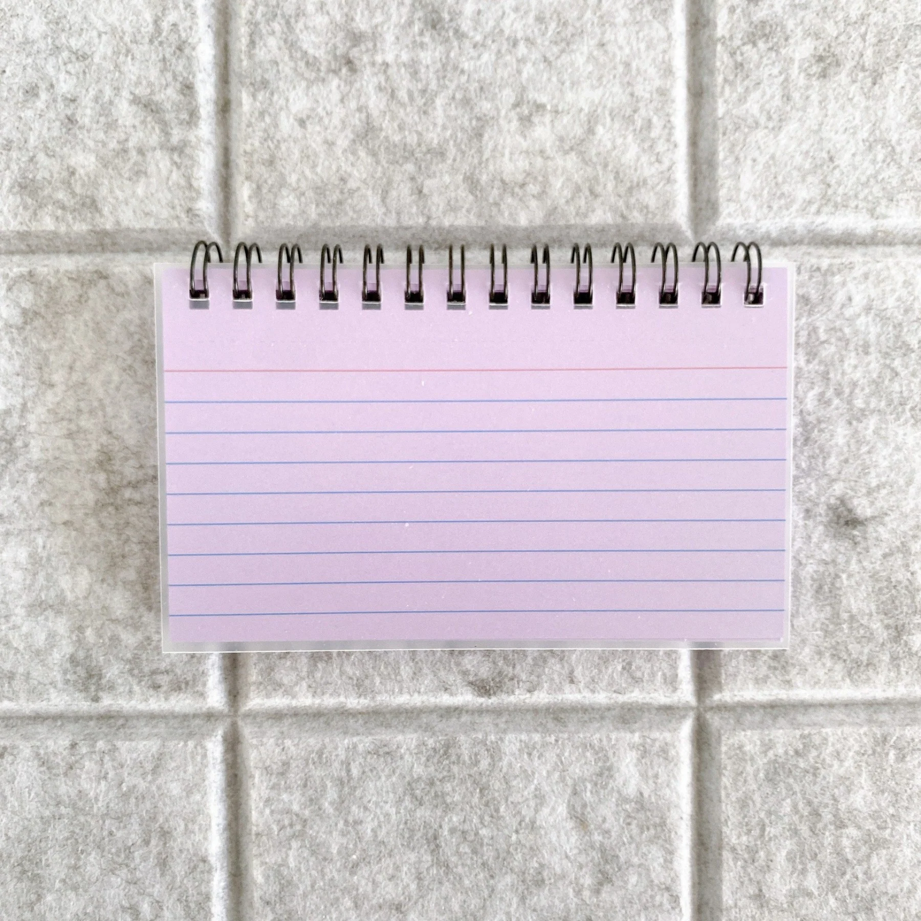 Spiral Tearable Message Index Card