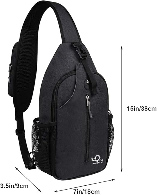 Crossbody Sling Bag with Adjustable Shoulder Strap