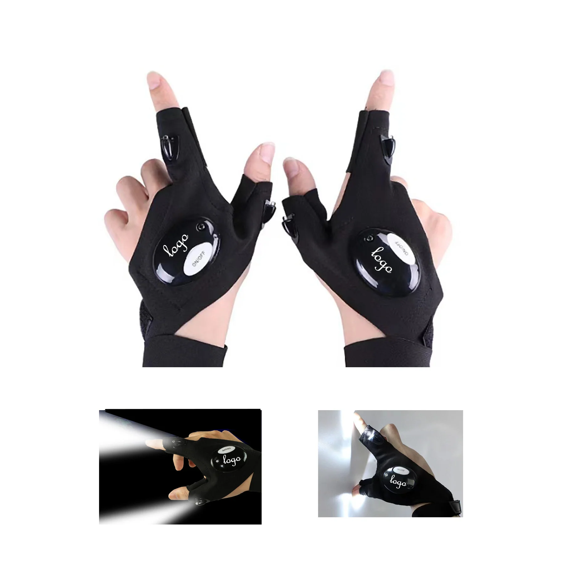 LED Flashlight Gloves