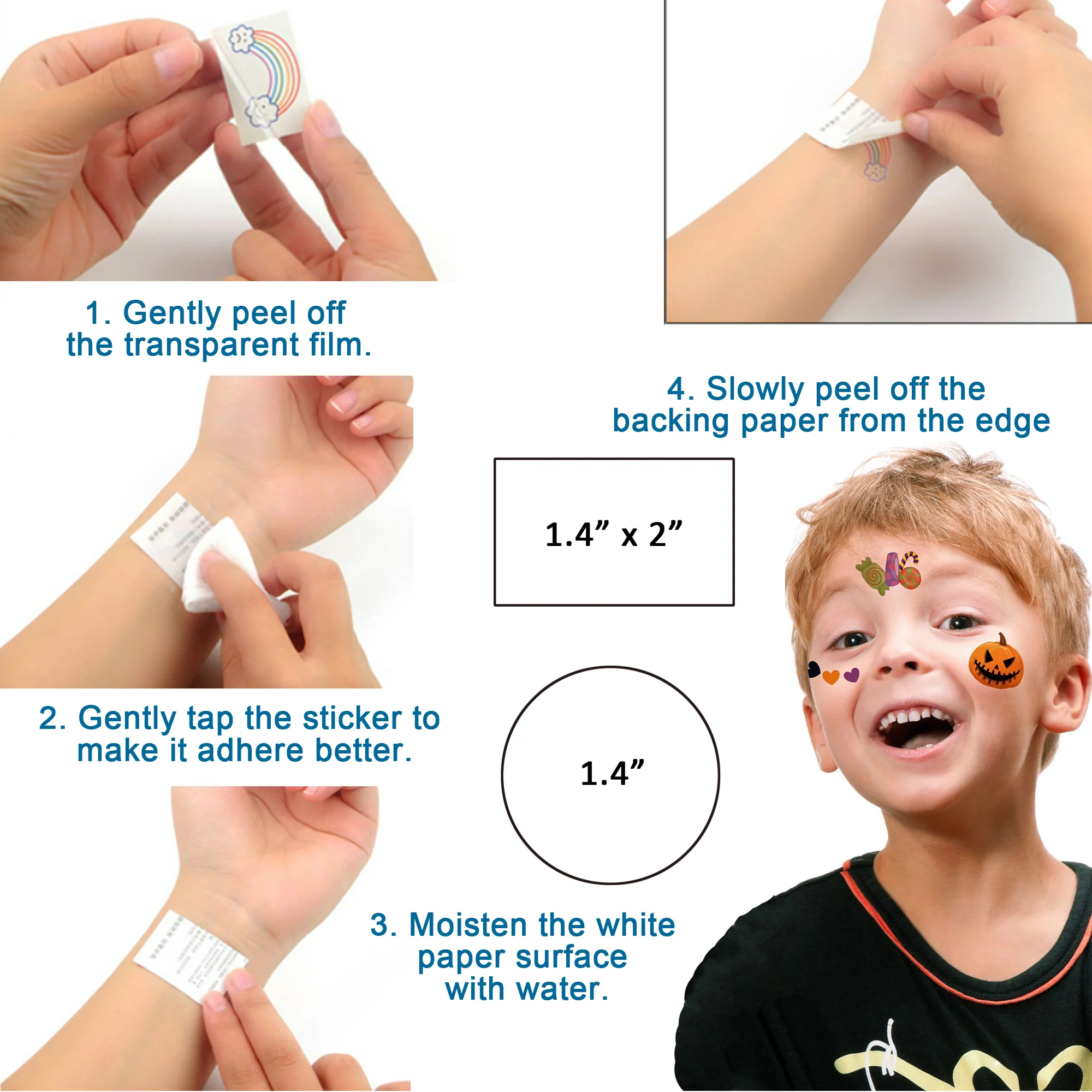 Temporary Halloween Tattoos