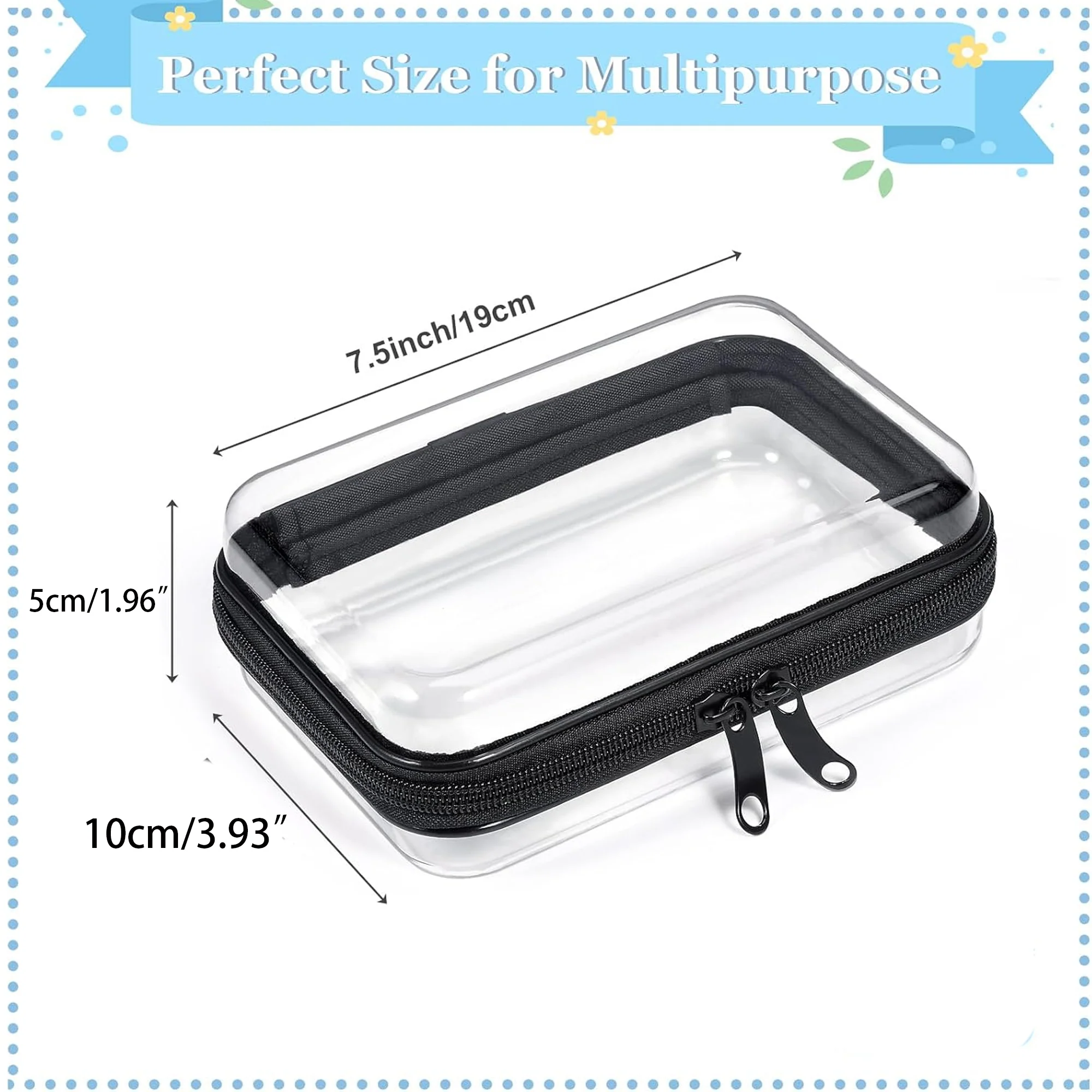 Clear Hard Plastic Zipper Case