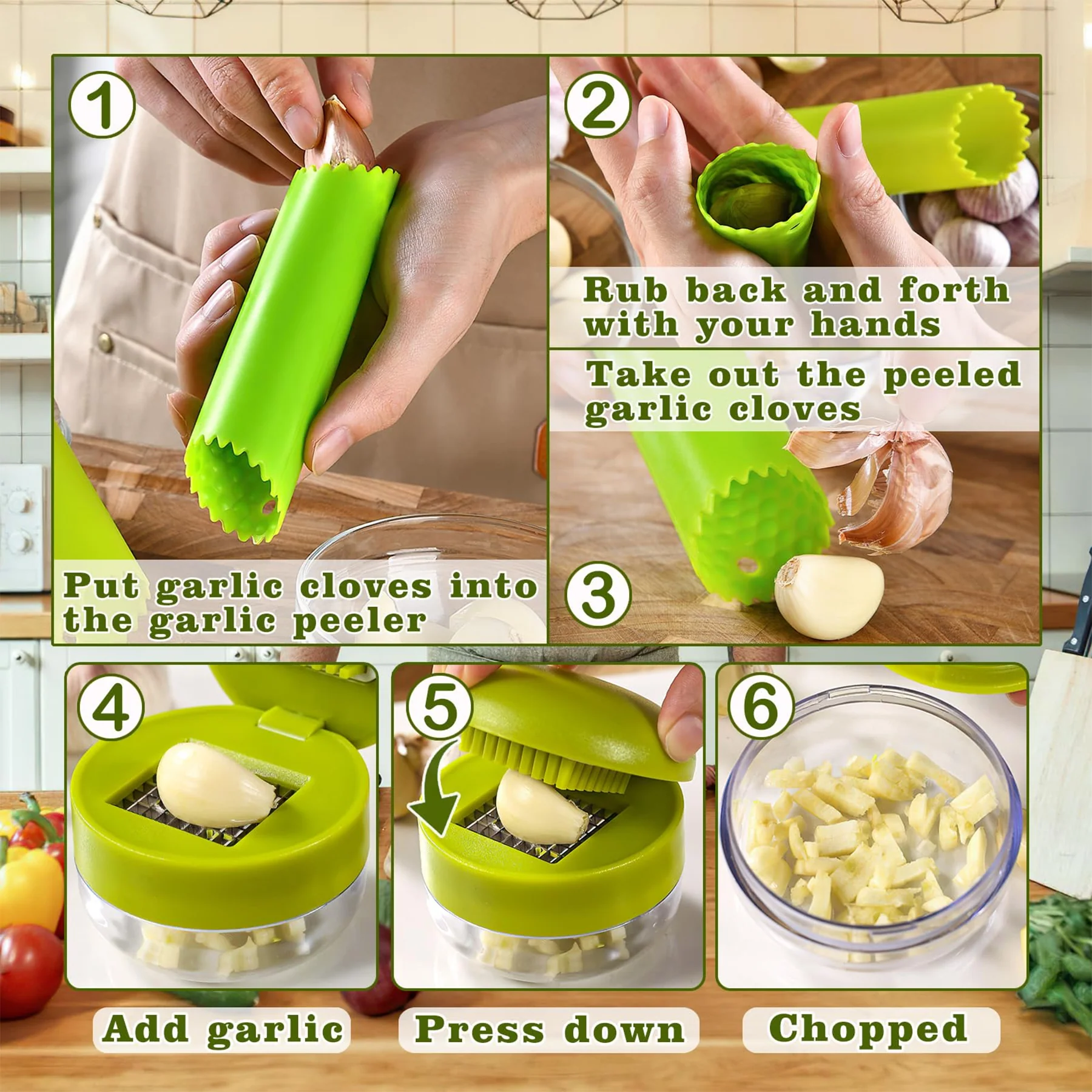 Garlic Press Stainless Steel