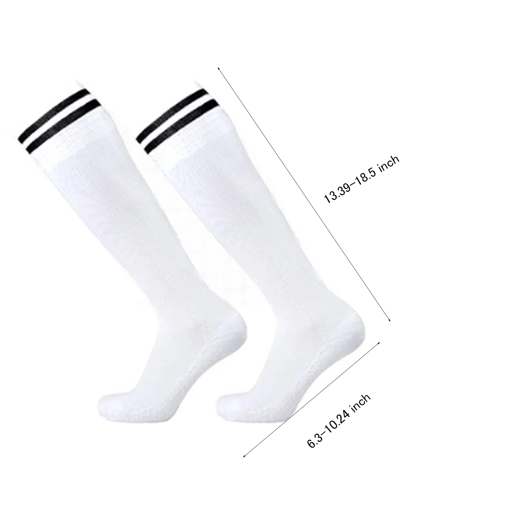 Kids Youth Striped Soccer Socks