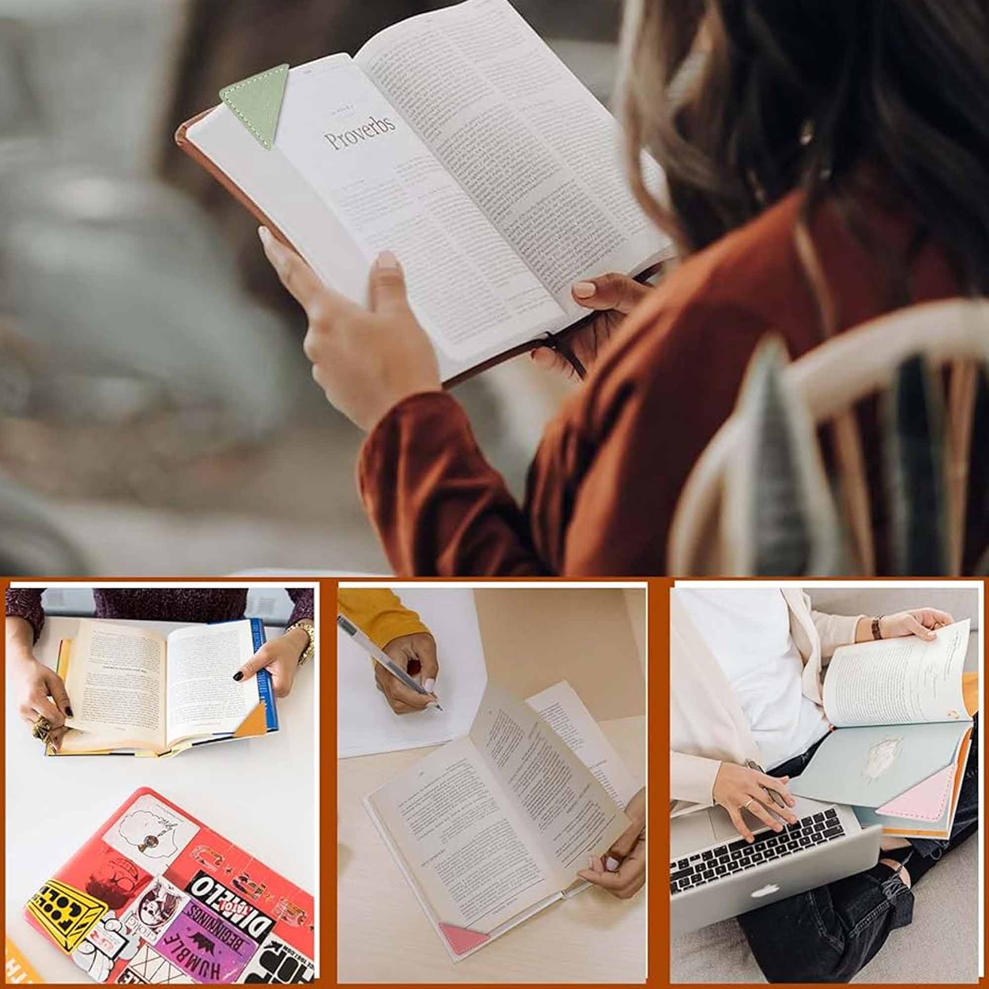 Leather Diamond Bookmark