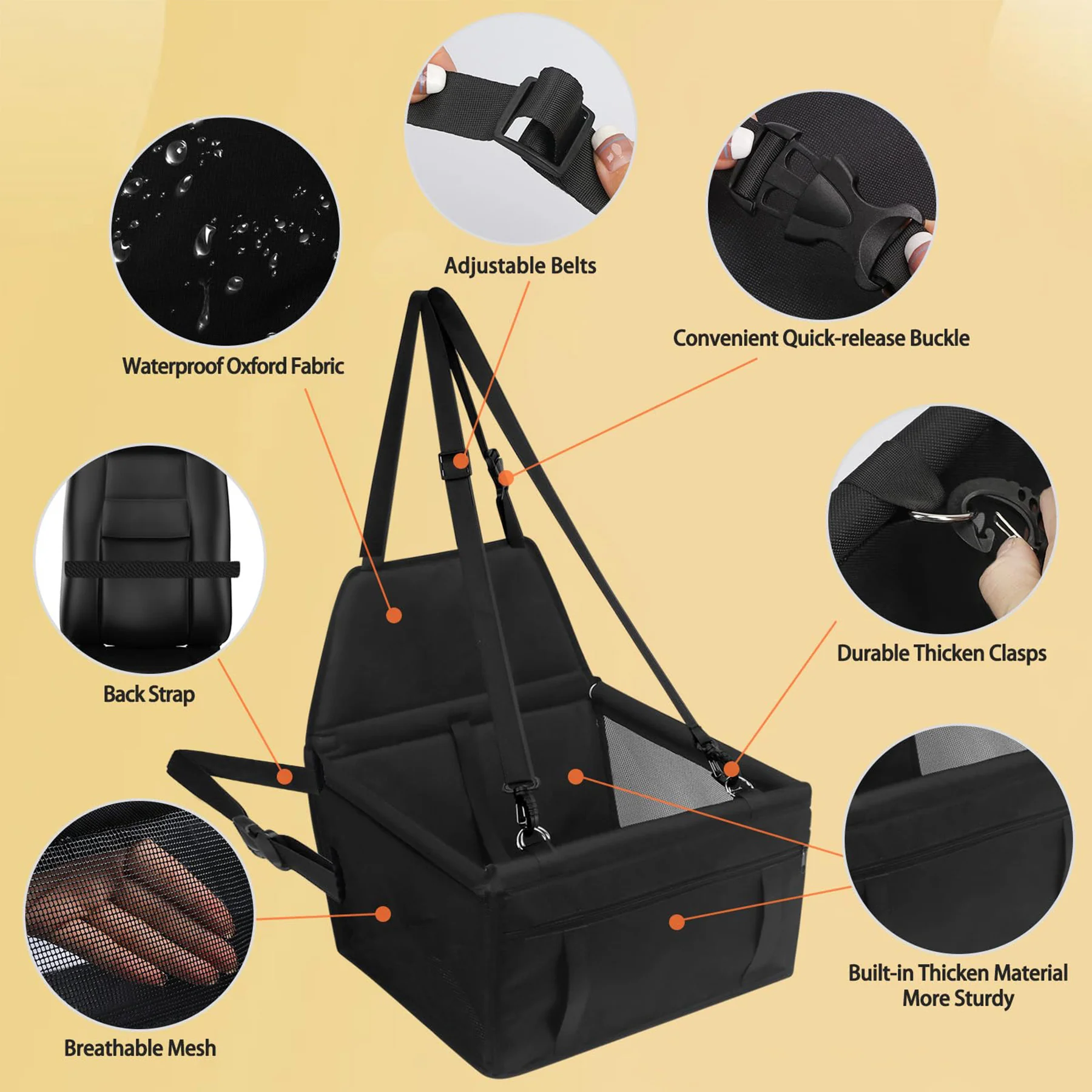 Car Hanging Pet Carrier