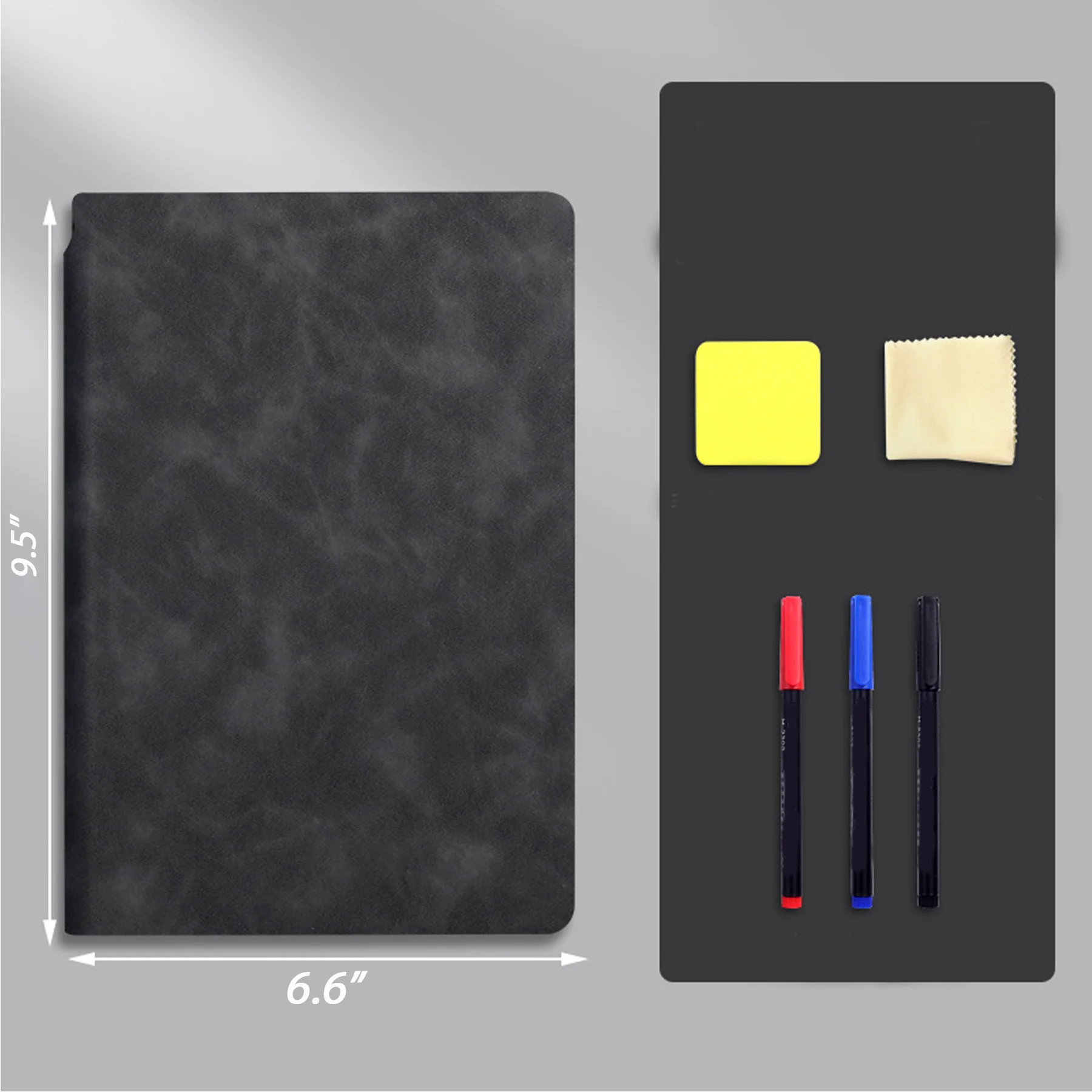 Erasable Writing Notebook Board With Pen