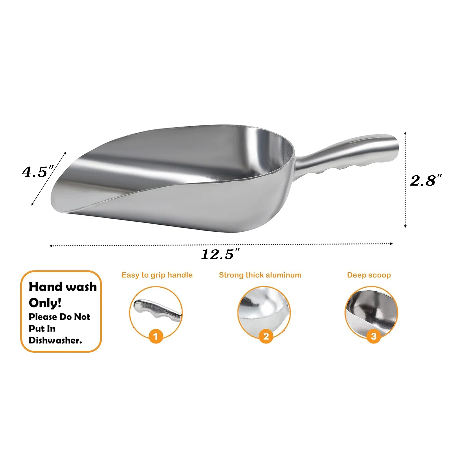 Aluminum Alloy Ice Shovel