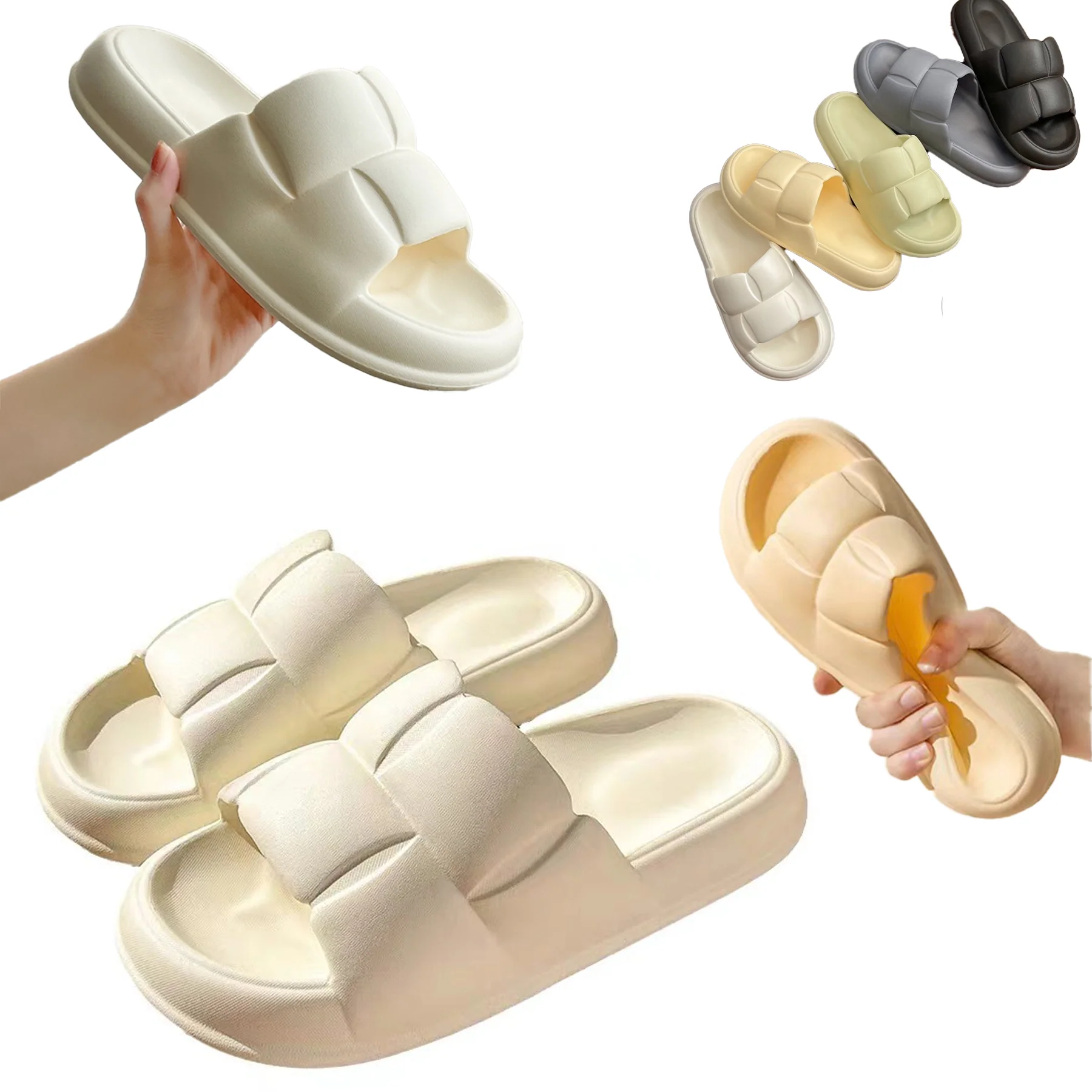 Fashion Non-Slip Soft Sole Bathroom Slippers