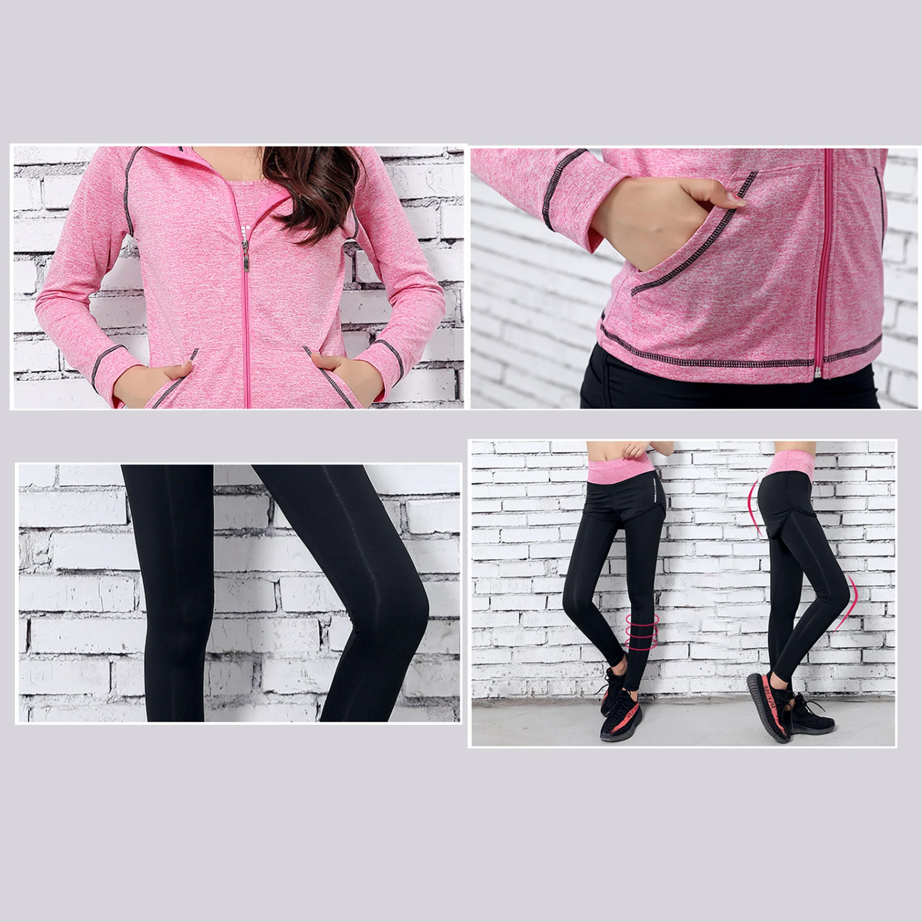 5Pcs Workout Outfits For Women