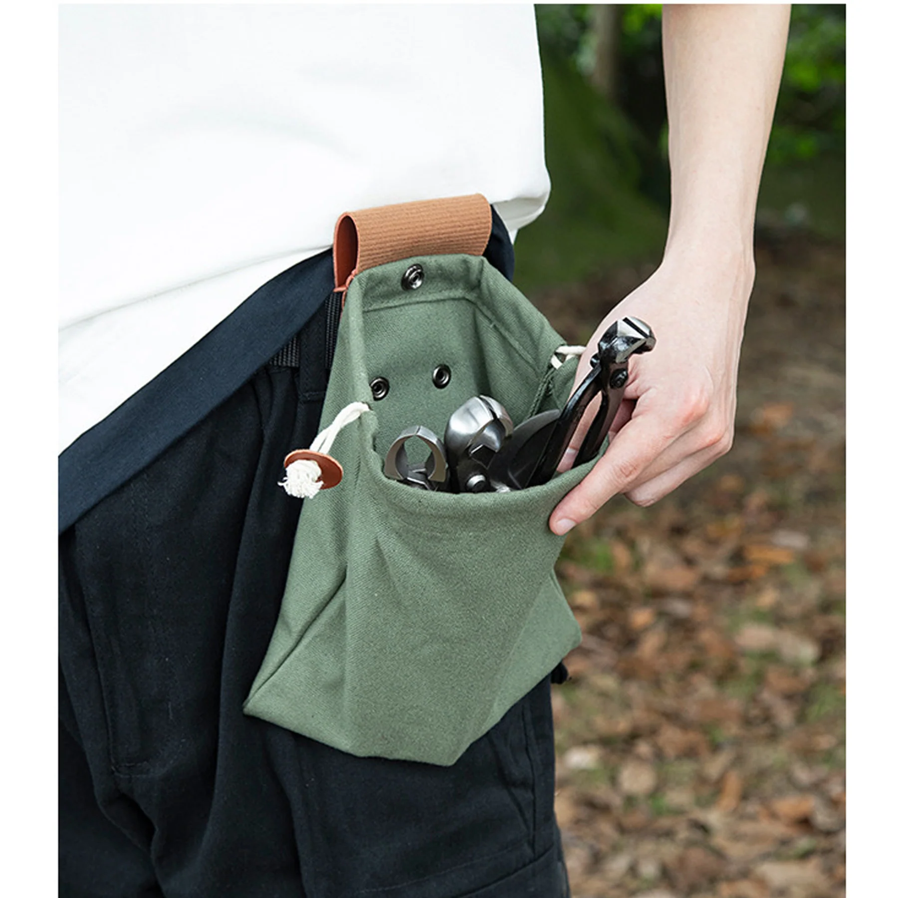 Foldable Canvas Foraging Bag