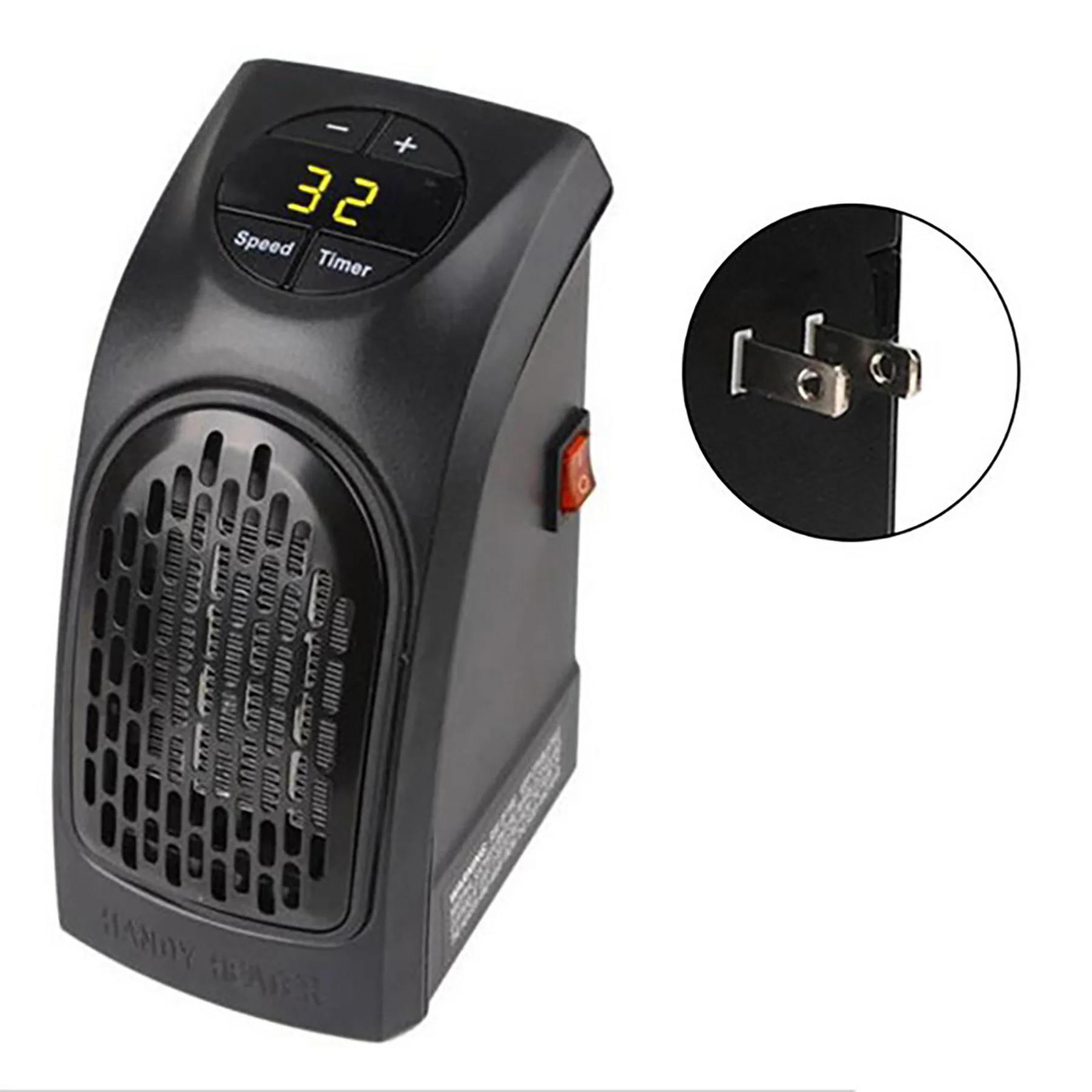 400W Digital Led Display Electric Handy Heater