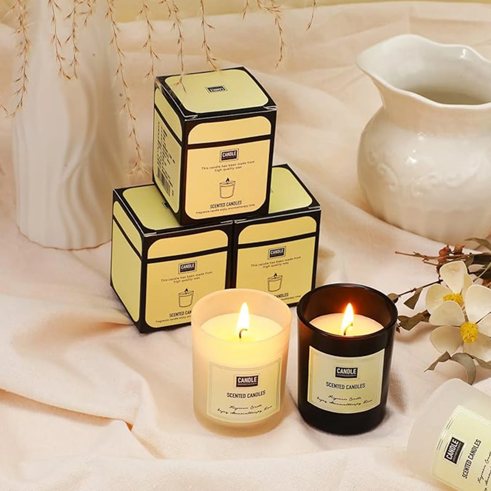 Scented Candle Soy Wax Candles Aromatherapy Candles