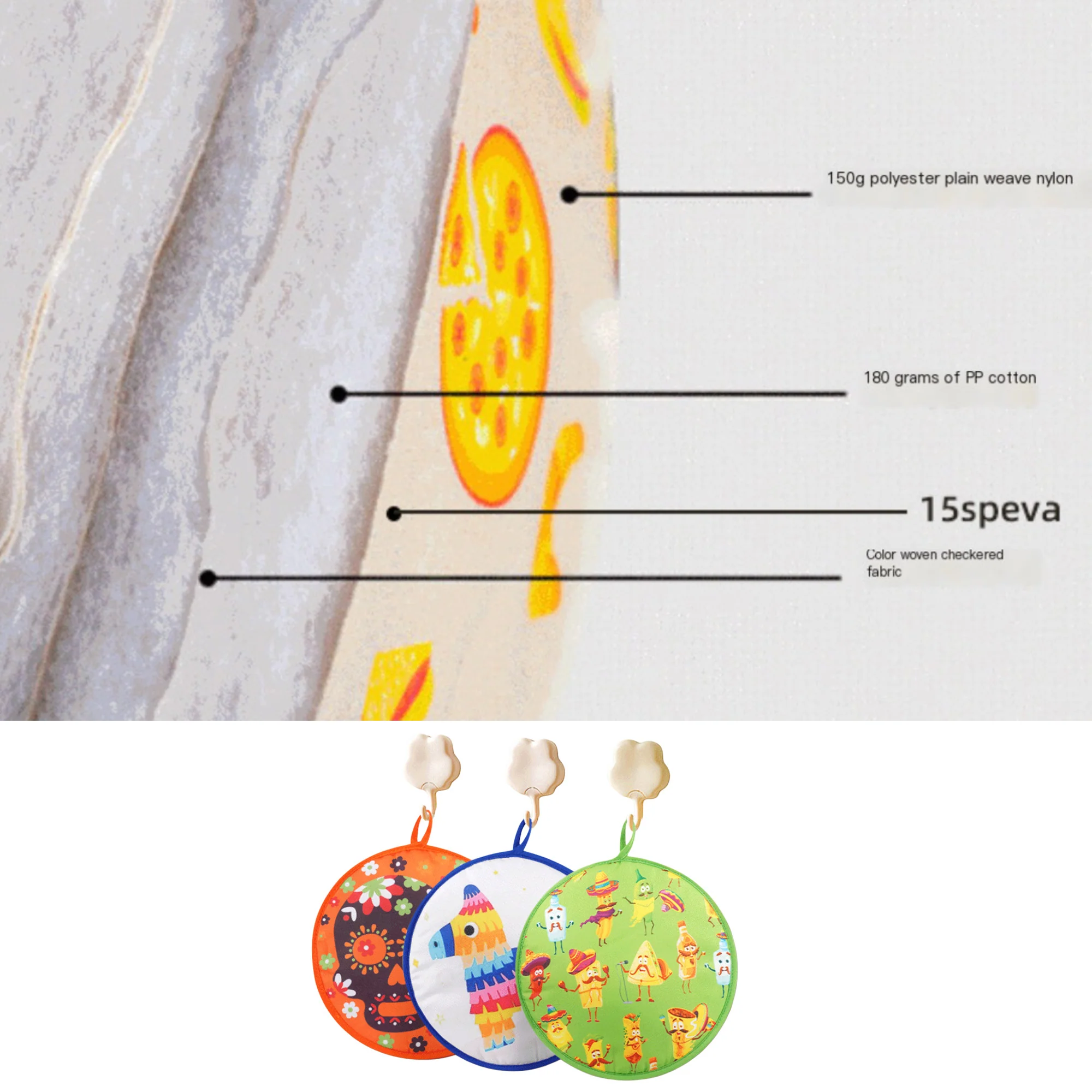 12 Inch Round Insulated & Microwavable Tortilla Warmer Pouch