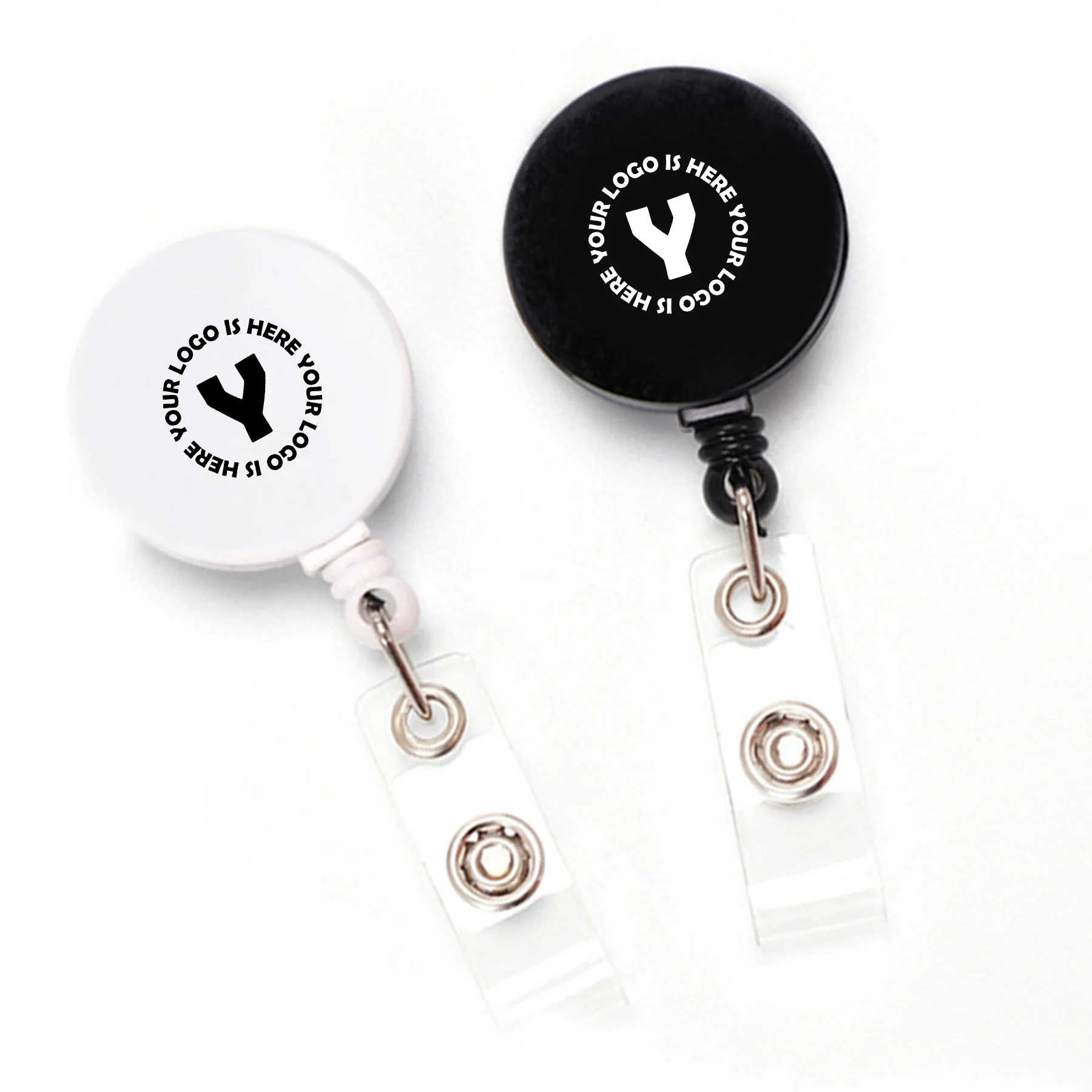 Metal Id Card Badge Reel Holder Clip