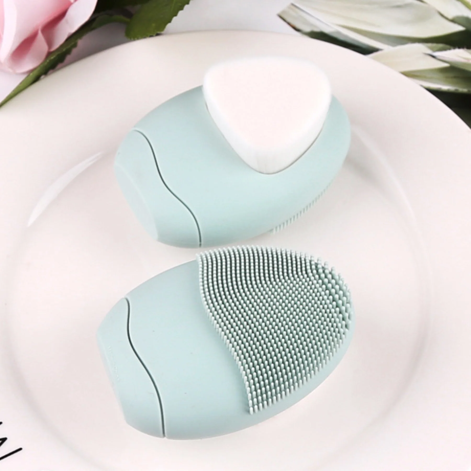 Double Sided Silicone Face Wash Brush