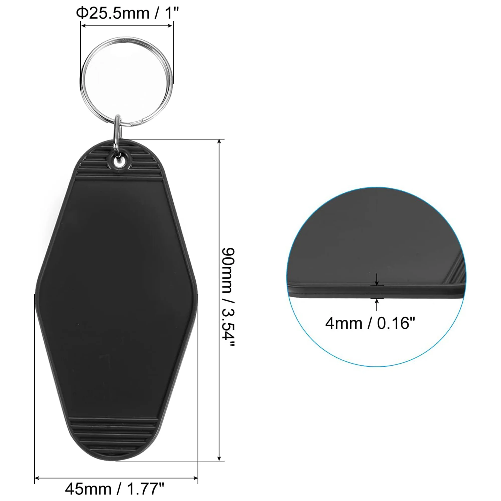 Retro Motel Full Color Keychain