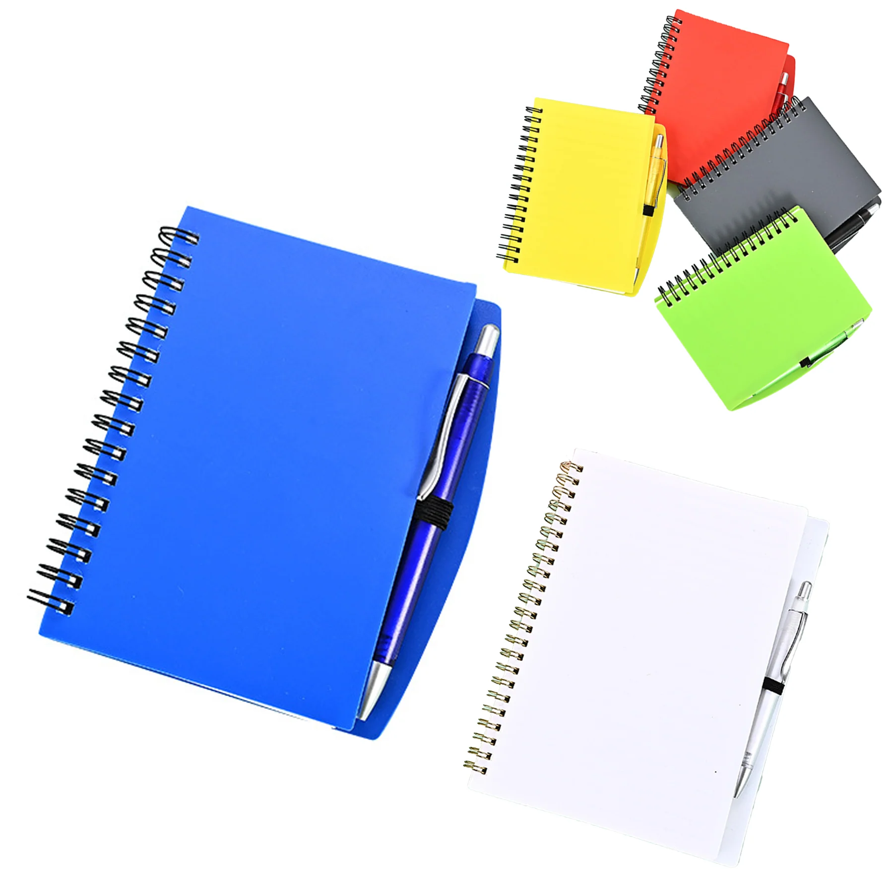 Matte Cover Notebook With A Pen