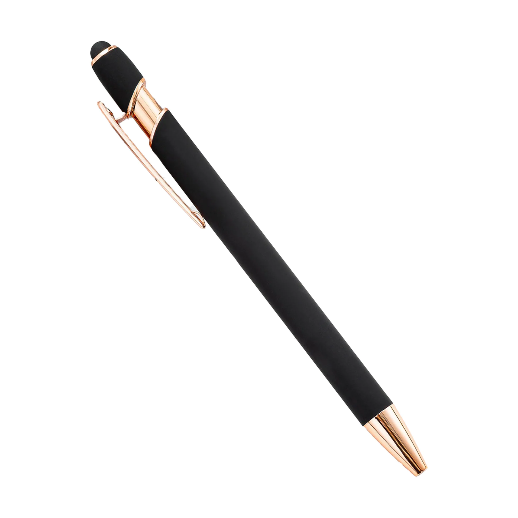 Rose Gold Metal Push-Button Capacitive Touch Ballpoint Pen