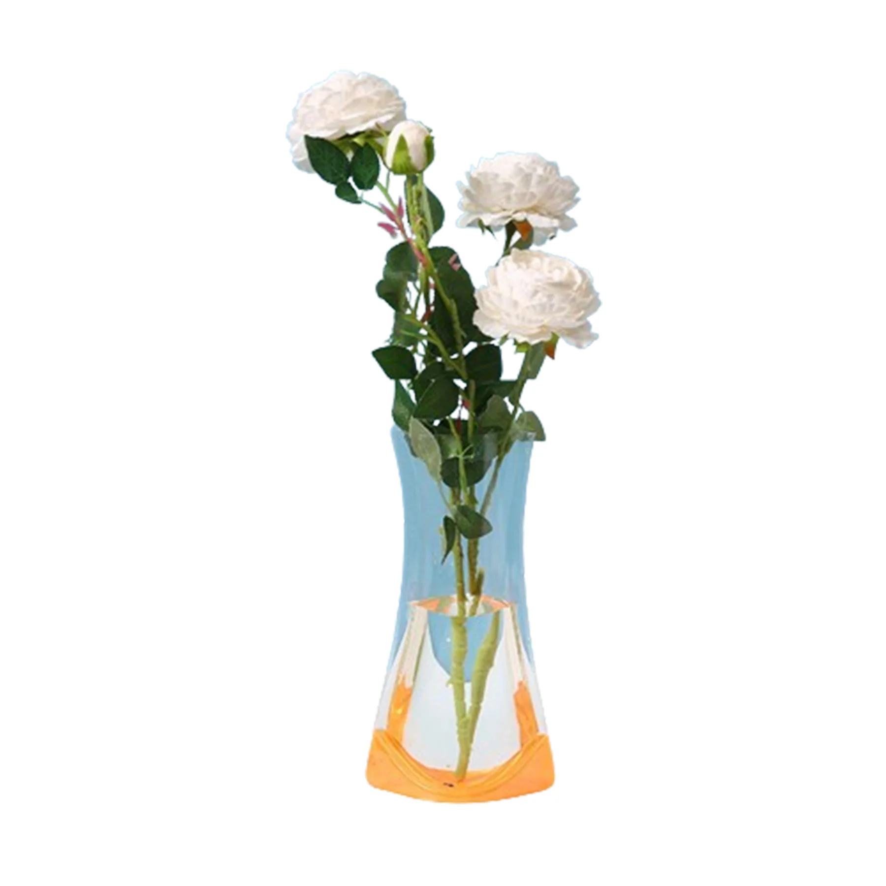 Portable PVC Plastic Foldable Flower Vase