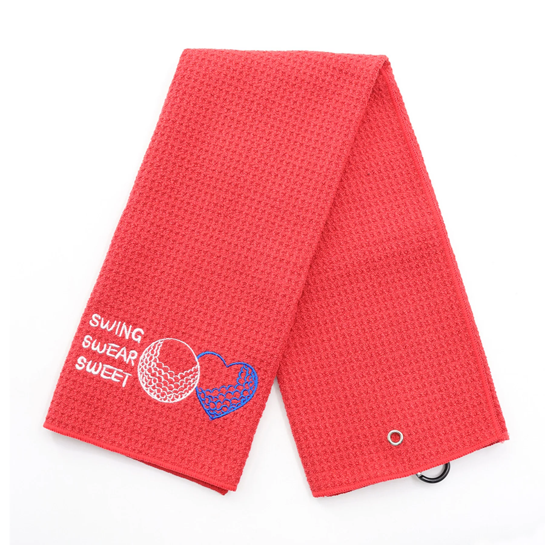 Microfiber Golf Waffle Wipe Towel