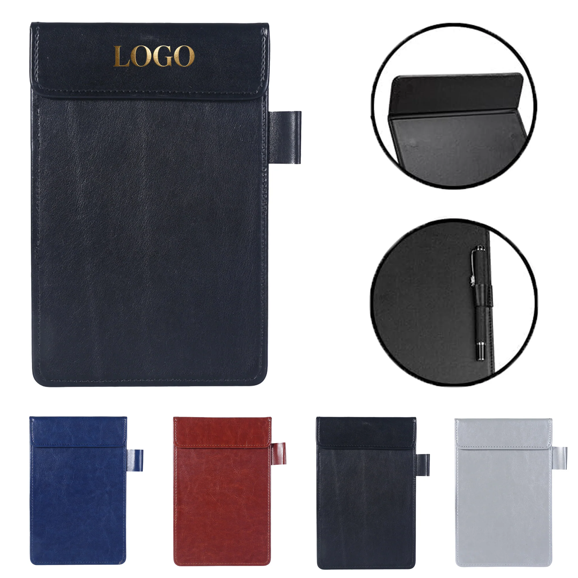 A6 Small Leather Clipboard