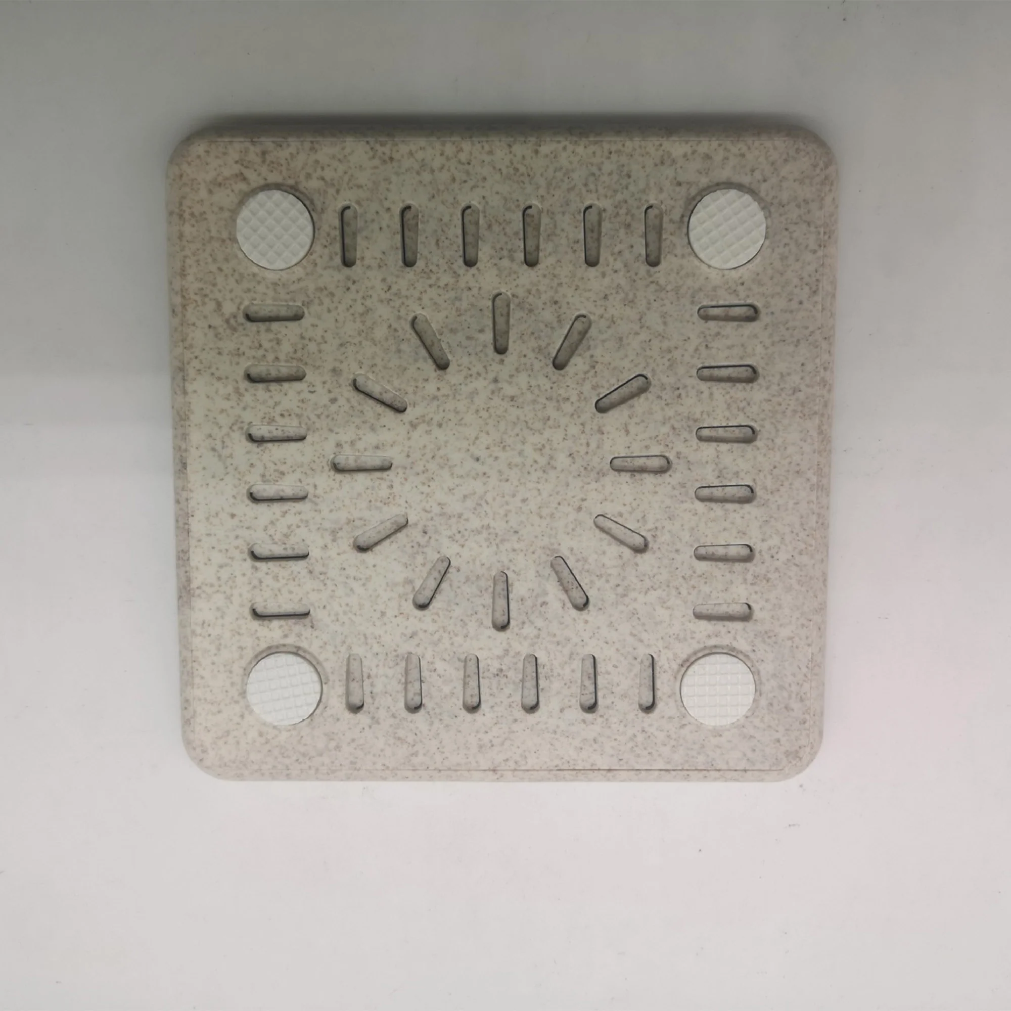 Square Wheat Straw Wireless Charging