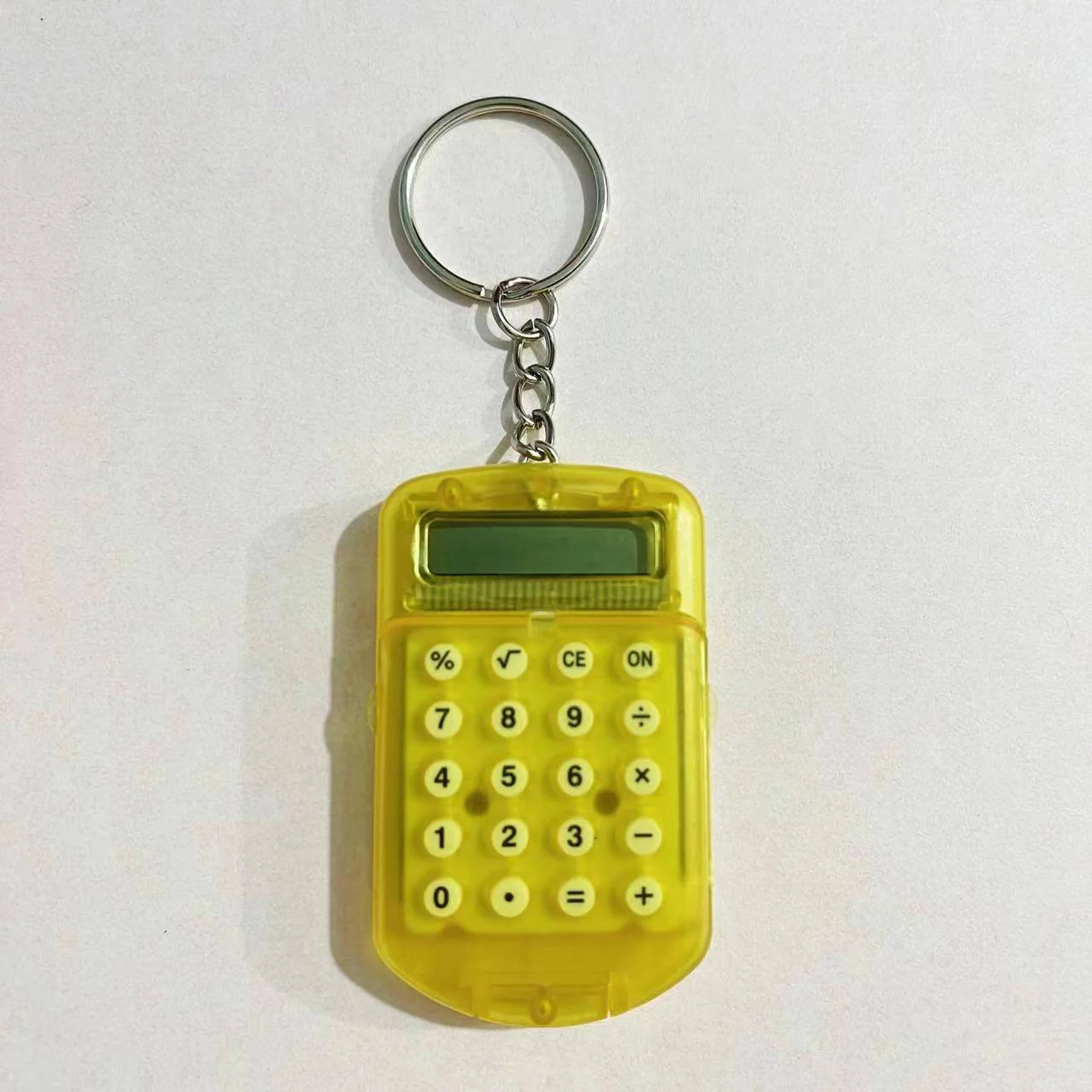 8-Digit Pocket Clamshell Electronic Calculator W/ KeyChain