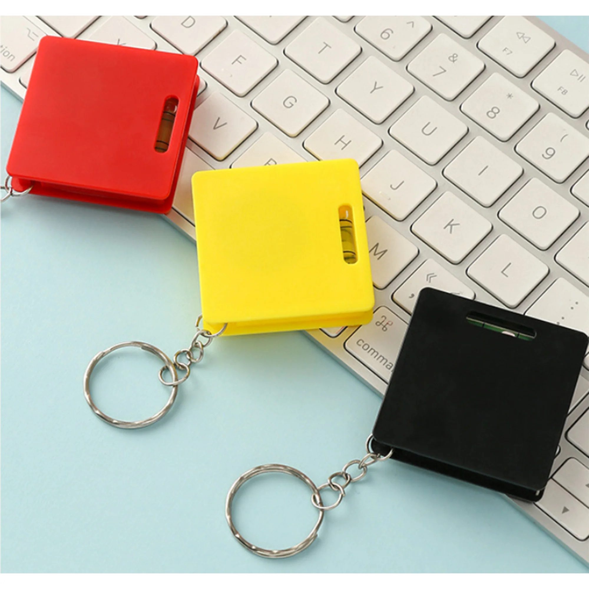 Portable Retractable Mini Tape Measure With Leveler