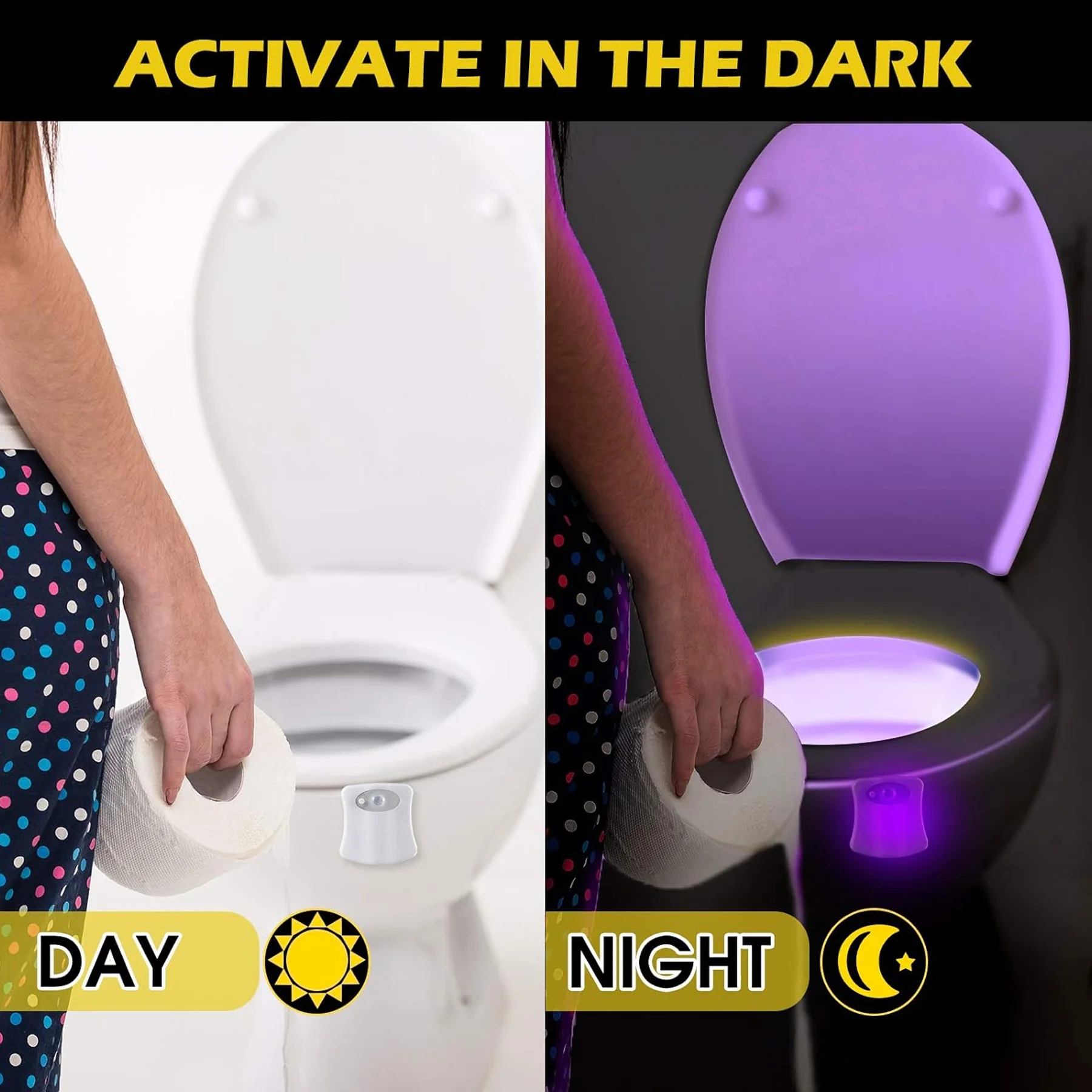Color Changing Toilet Light