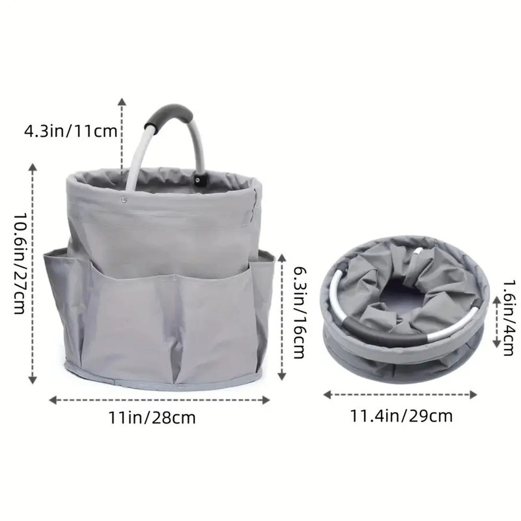 Foldable Picnic And Garden Tool Basket