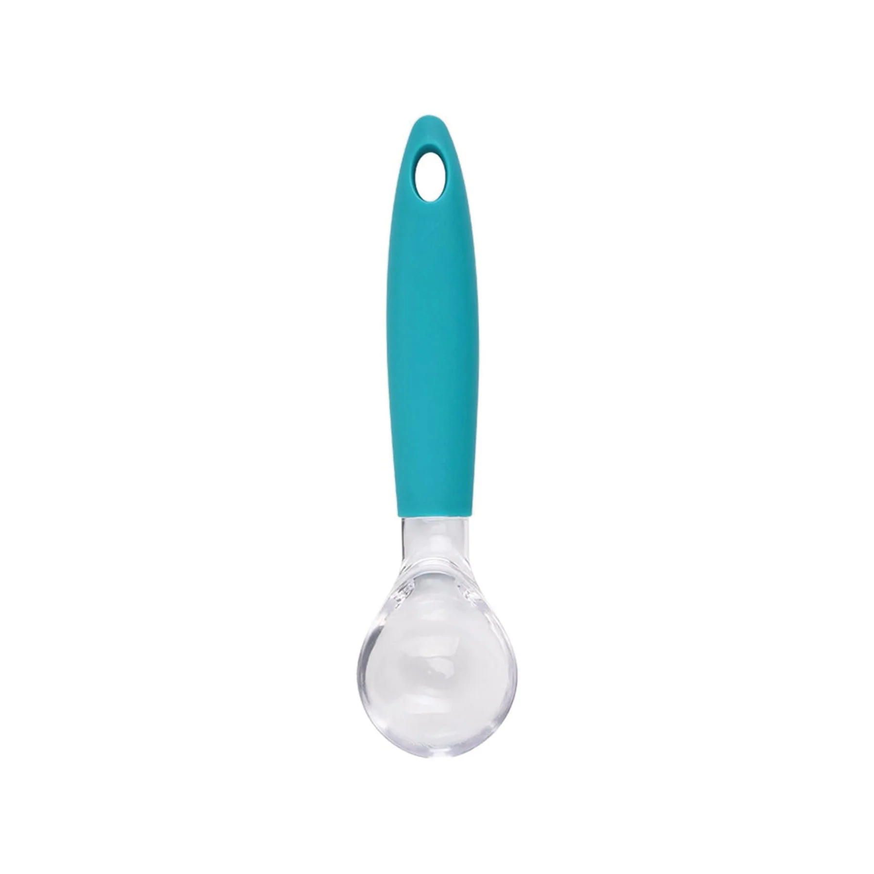 Ergonomic Silicone Handle Hanging Hole Ice Cream Scoop